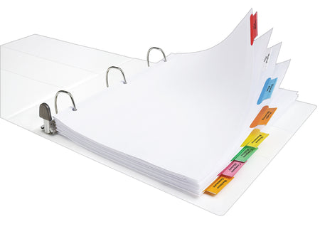 Avery Big Tab Insertable Paper Dividers, 8 Tabs, White