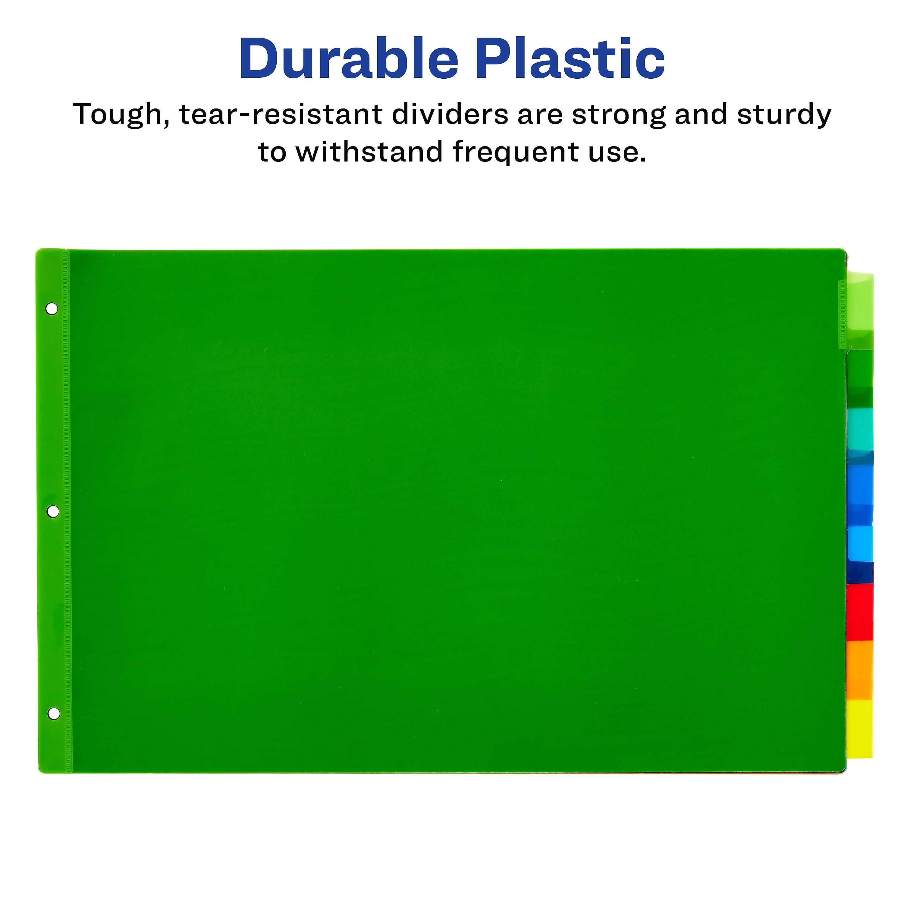 Avery Big Tab Insertable Plastic Dividers for 11