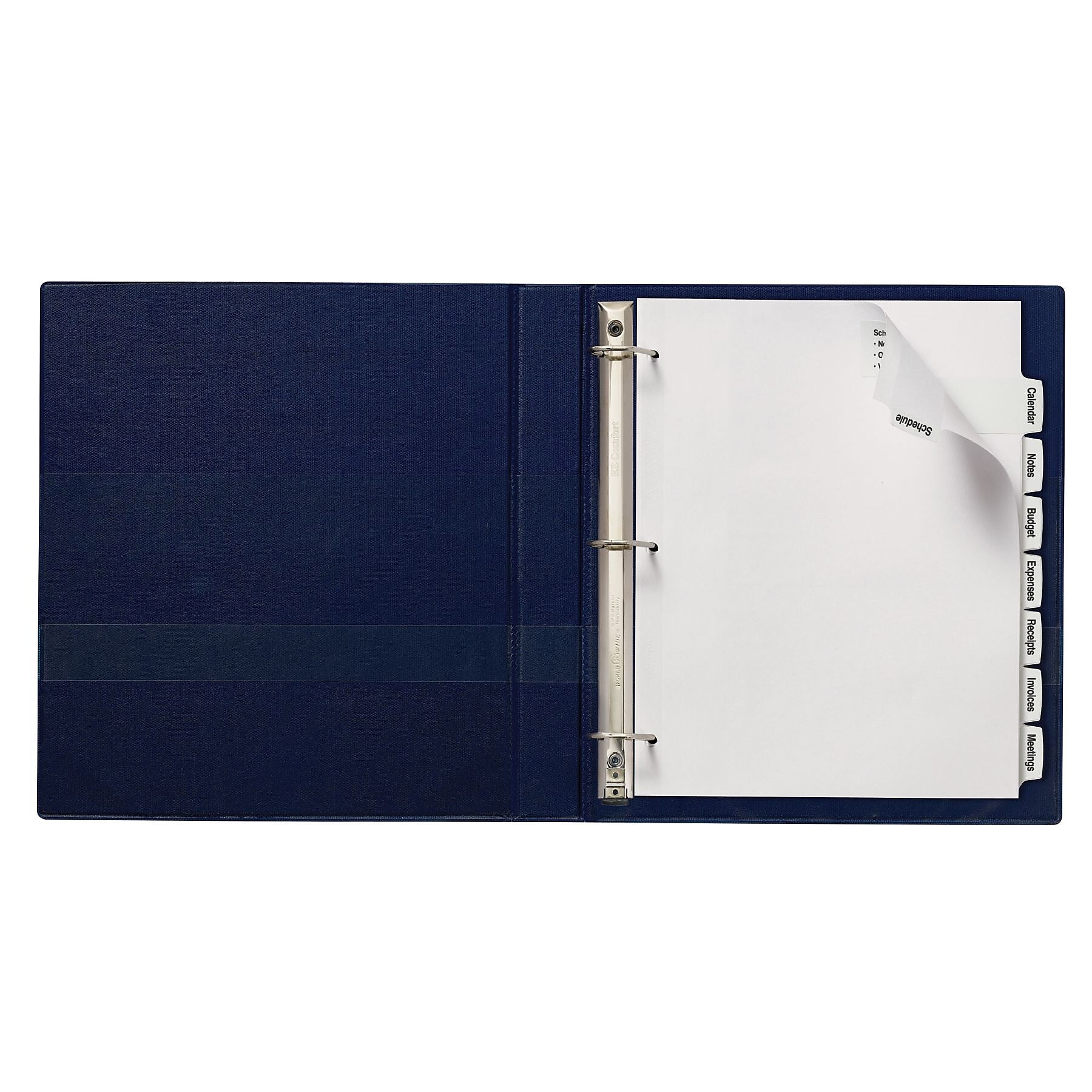 Avery Big Tab Printable Paper Dividers with Large White Labels, 8 Tabs, White, 4 Sets/Pack