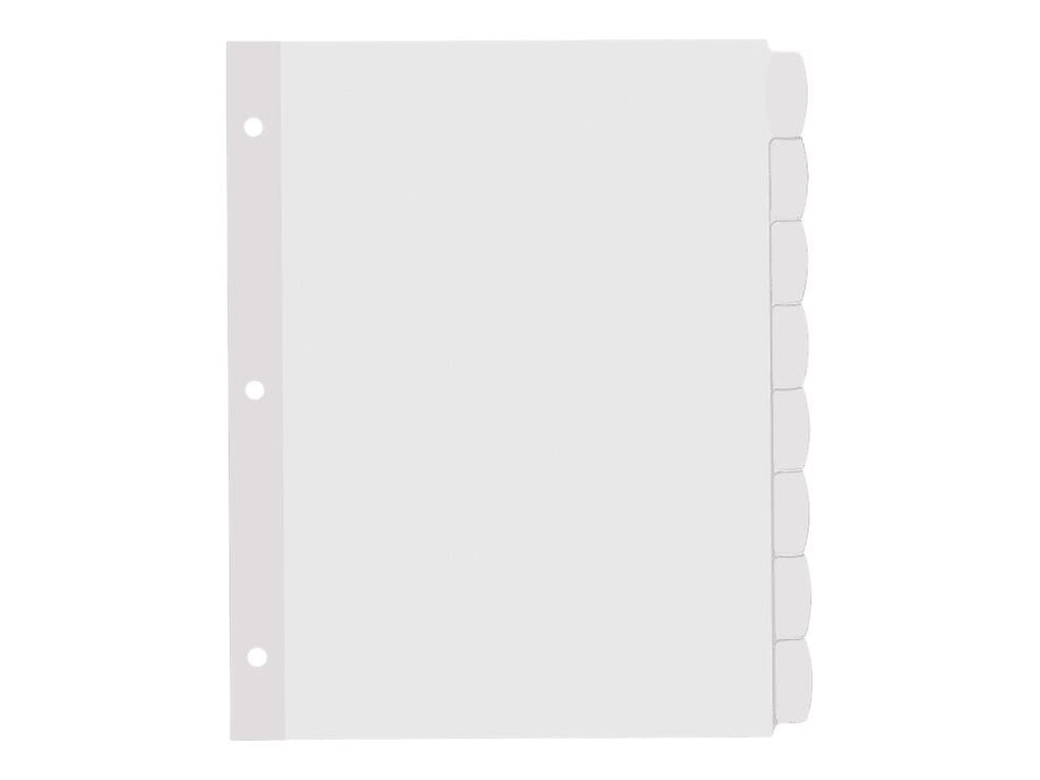 Avery Big Tab Printable Paper Dividers with White Labels, 8 Tabs, 20 Sets/Pack