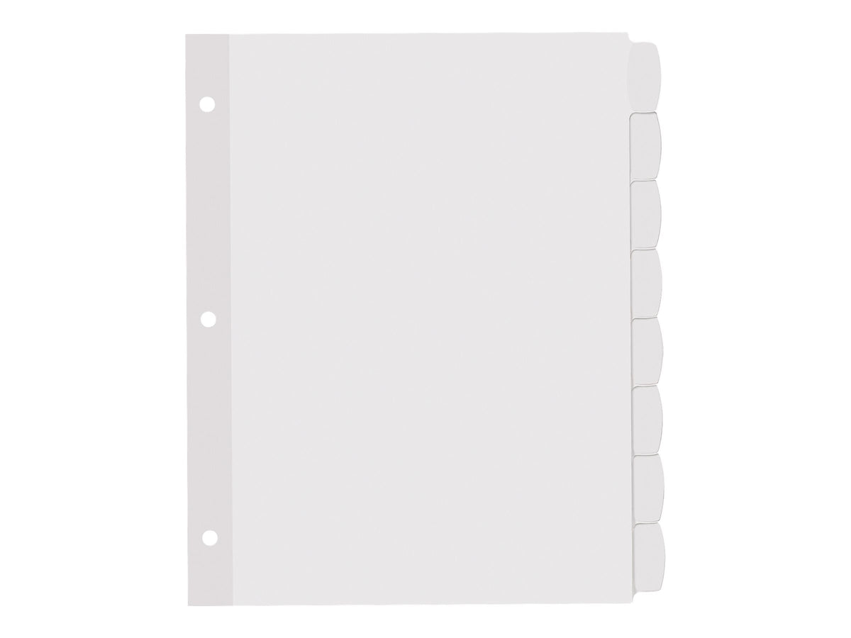 Avery Big Tab Printable Paper Dividers with White Labels, 8 Tabs, 4 Sets/Pack