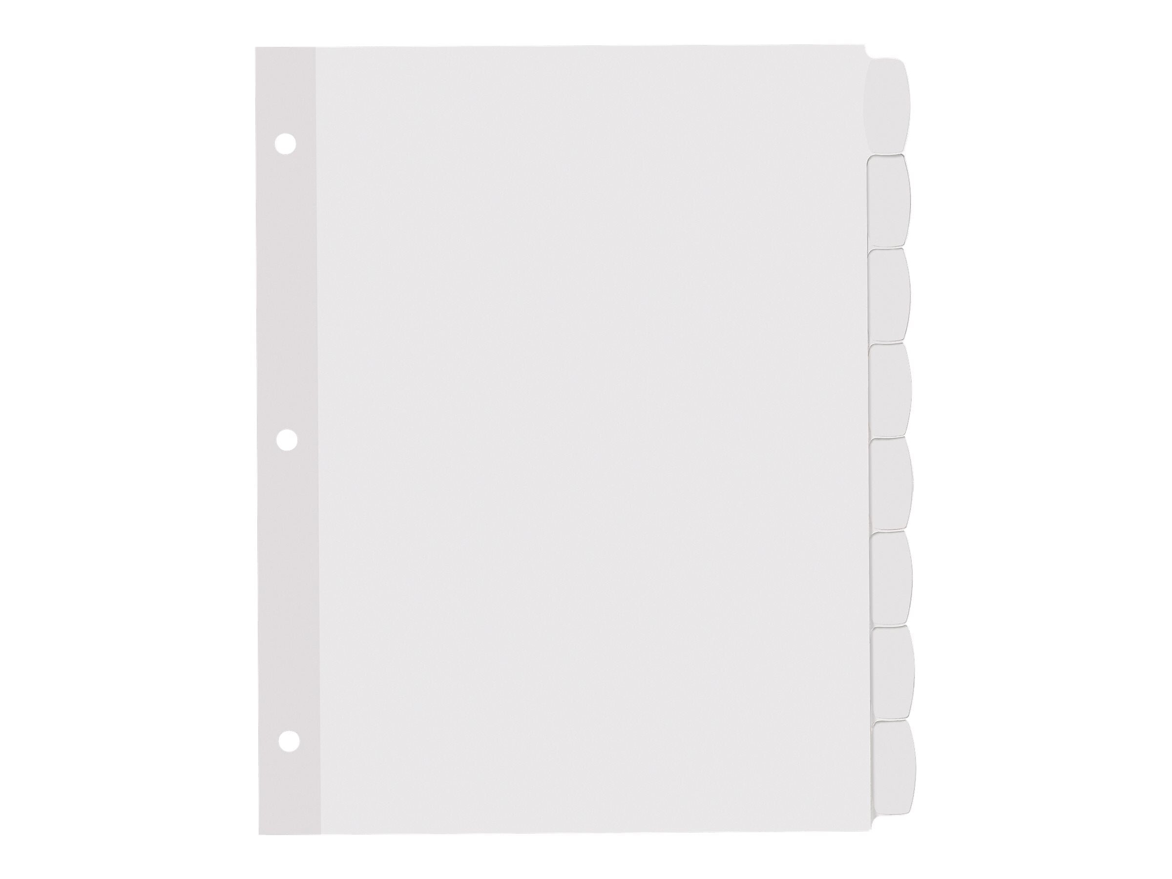 Avery Big Tab Printable Paper Dividers with White Labels, 8 Tabs, 4 Sets/Pack