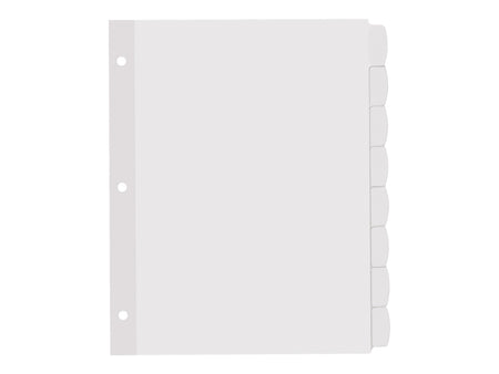 Avery Big Tab Printable Paper Dividers with White Labels, 8 Tabs, 4 Sets/Pack