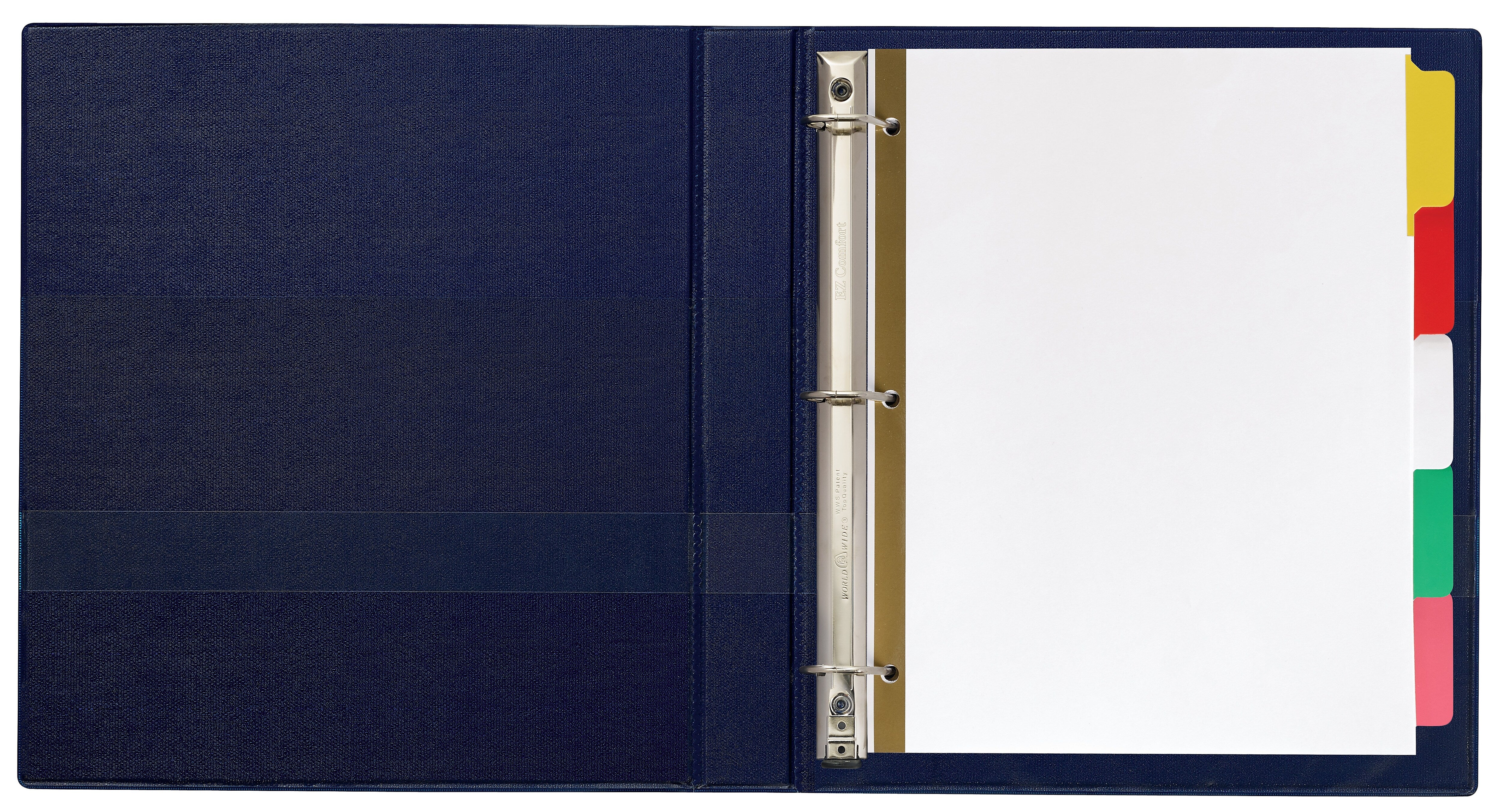 Avery Big Tab Write & Erase Paper Dividers, 5 Tabs, Multicolor, Gold Reinforced