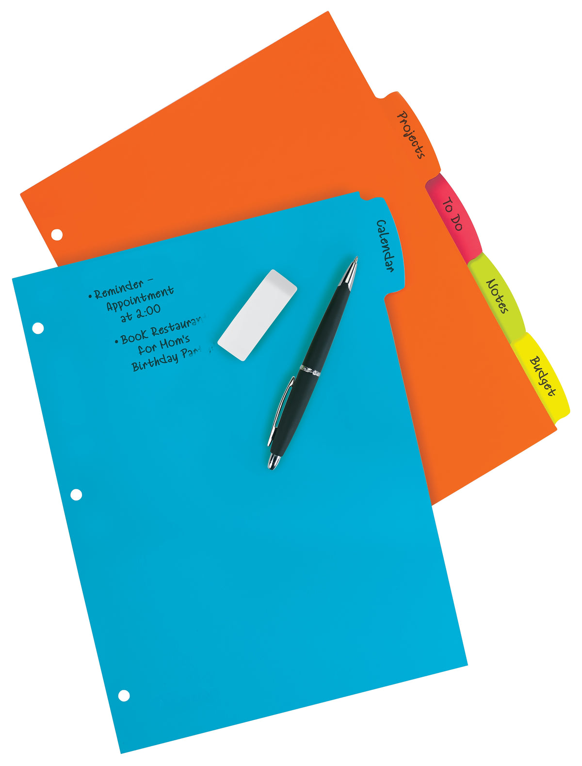 Avery Big Tab Write & Erase Plastic Dividers, 5 Tabs, Bright Multicolor