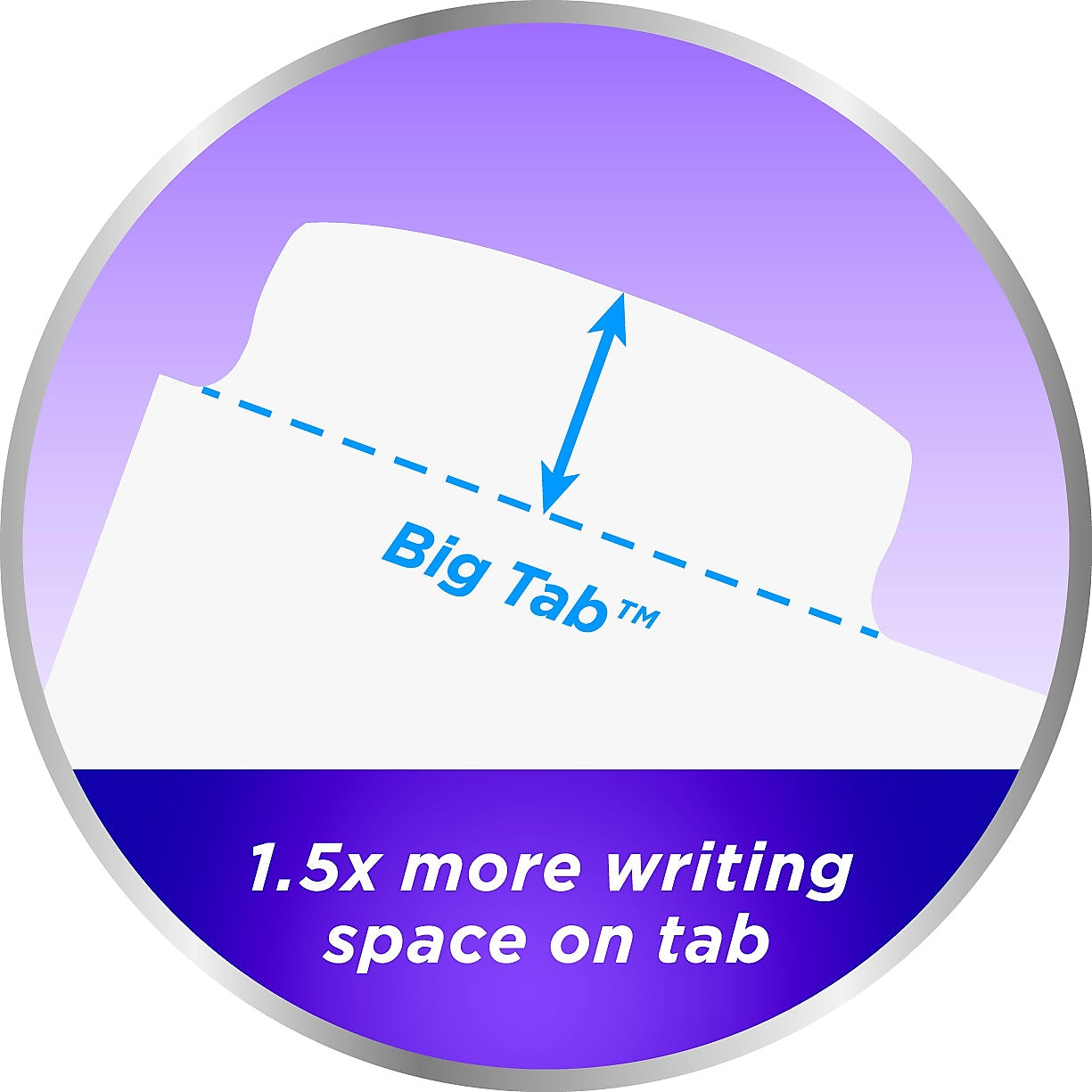 Avery Big Tab Write & Erase Plastic Dividers, 8 Tabs, Bright Multicolor