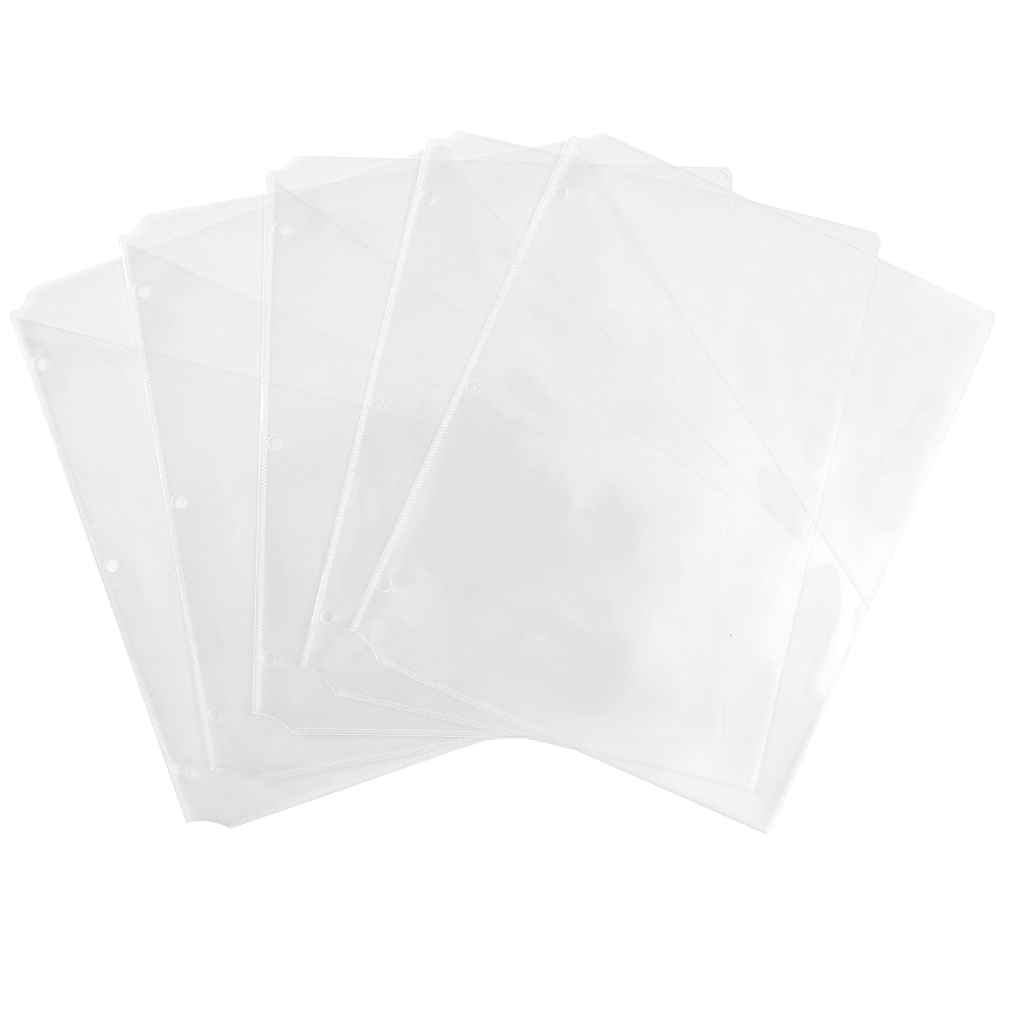 Avery Binder Pockets for 3-Ring Binders, Clear, Fits 8 1/2
