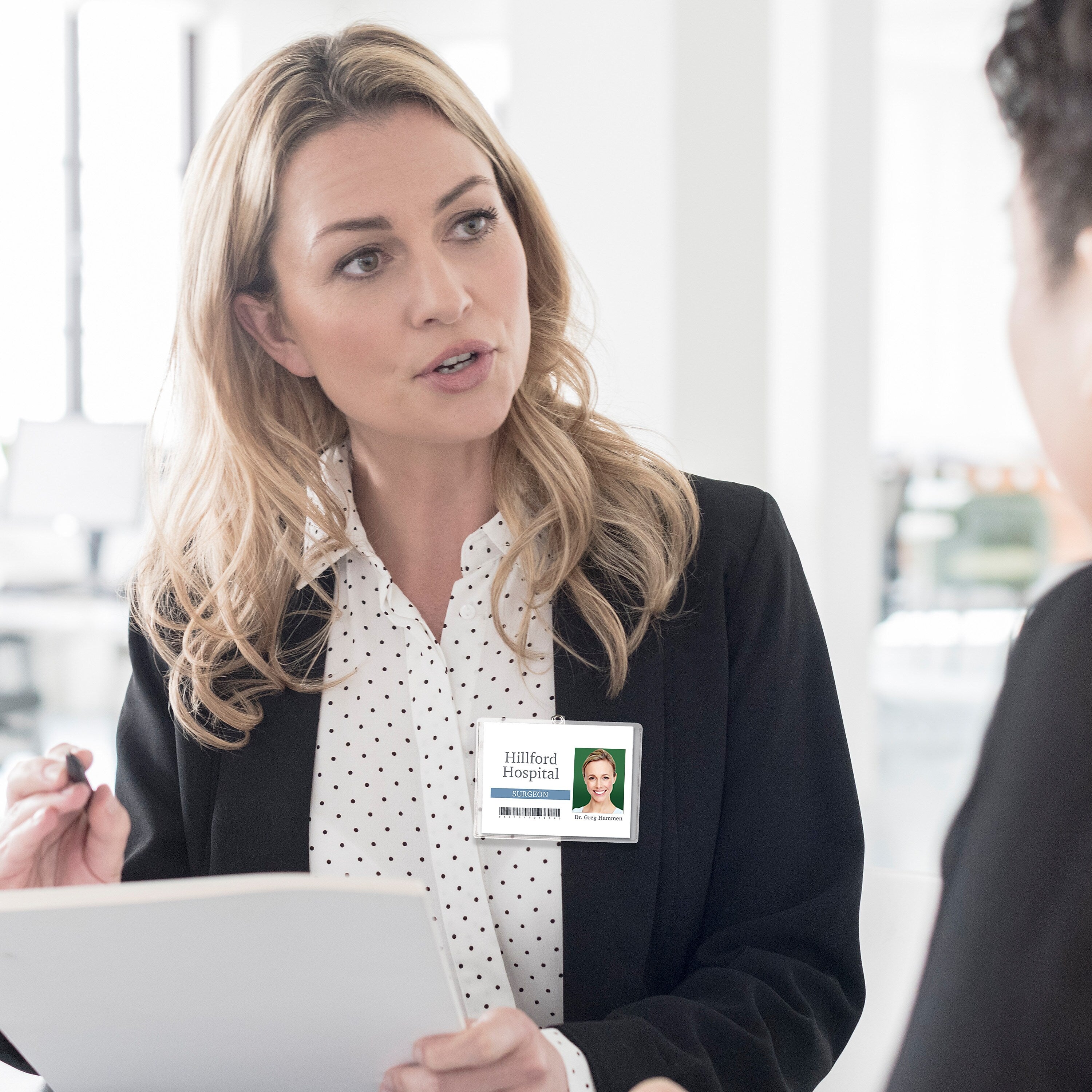 Avery Clip Style Laser/Inkjet Name Badge Kit, 3