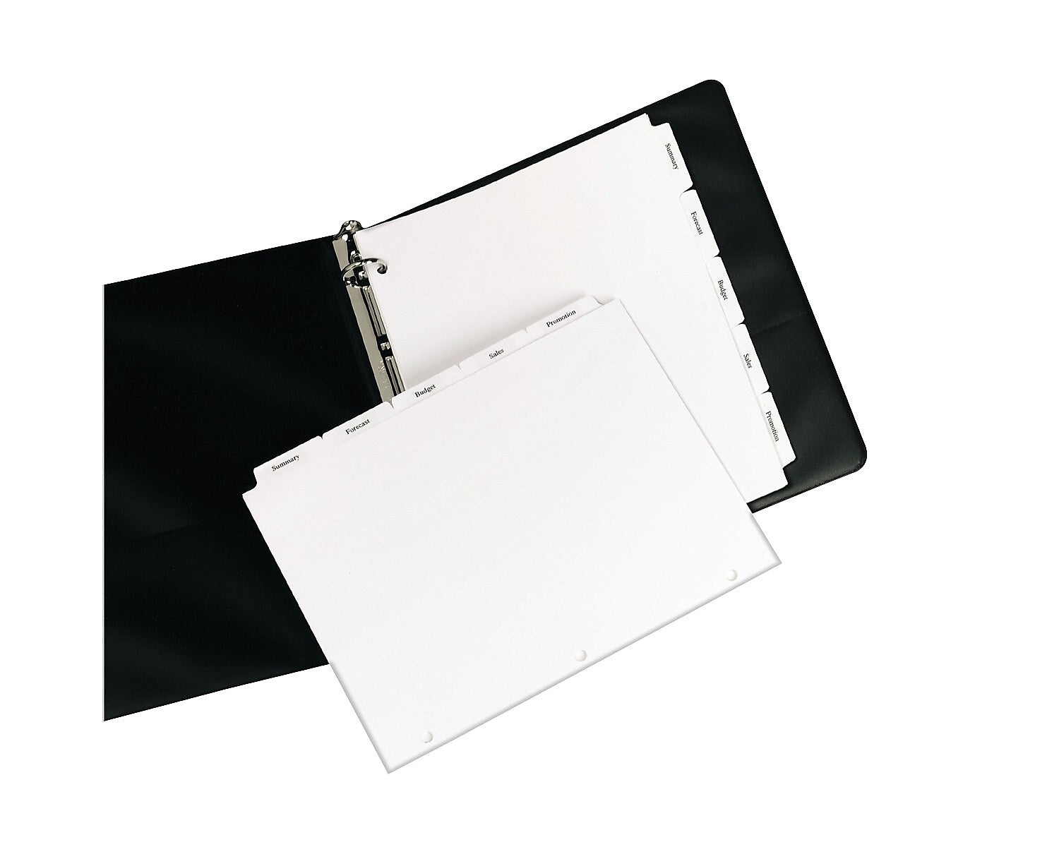 Avery Copier Tab Dividers, Double Reverse Collated, 5-Tab, White, 30 Sets/Box