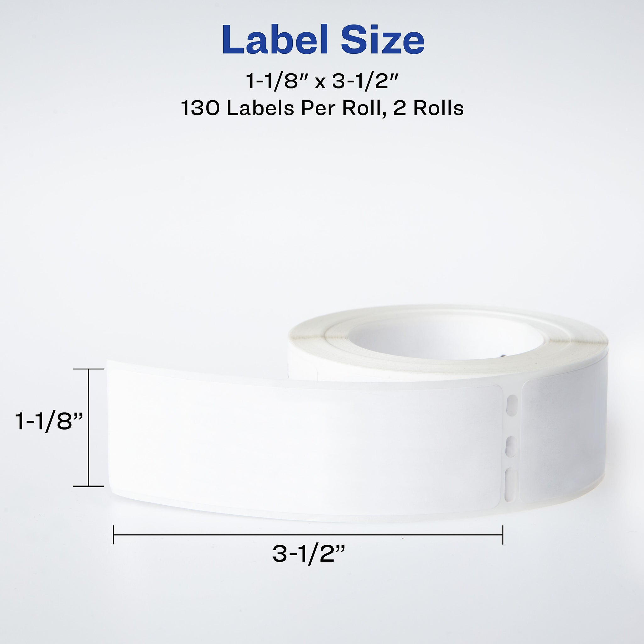 Avery Direct Thermal Roll Address Labels, 1-1/8