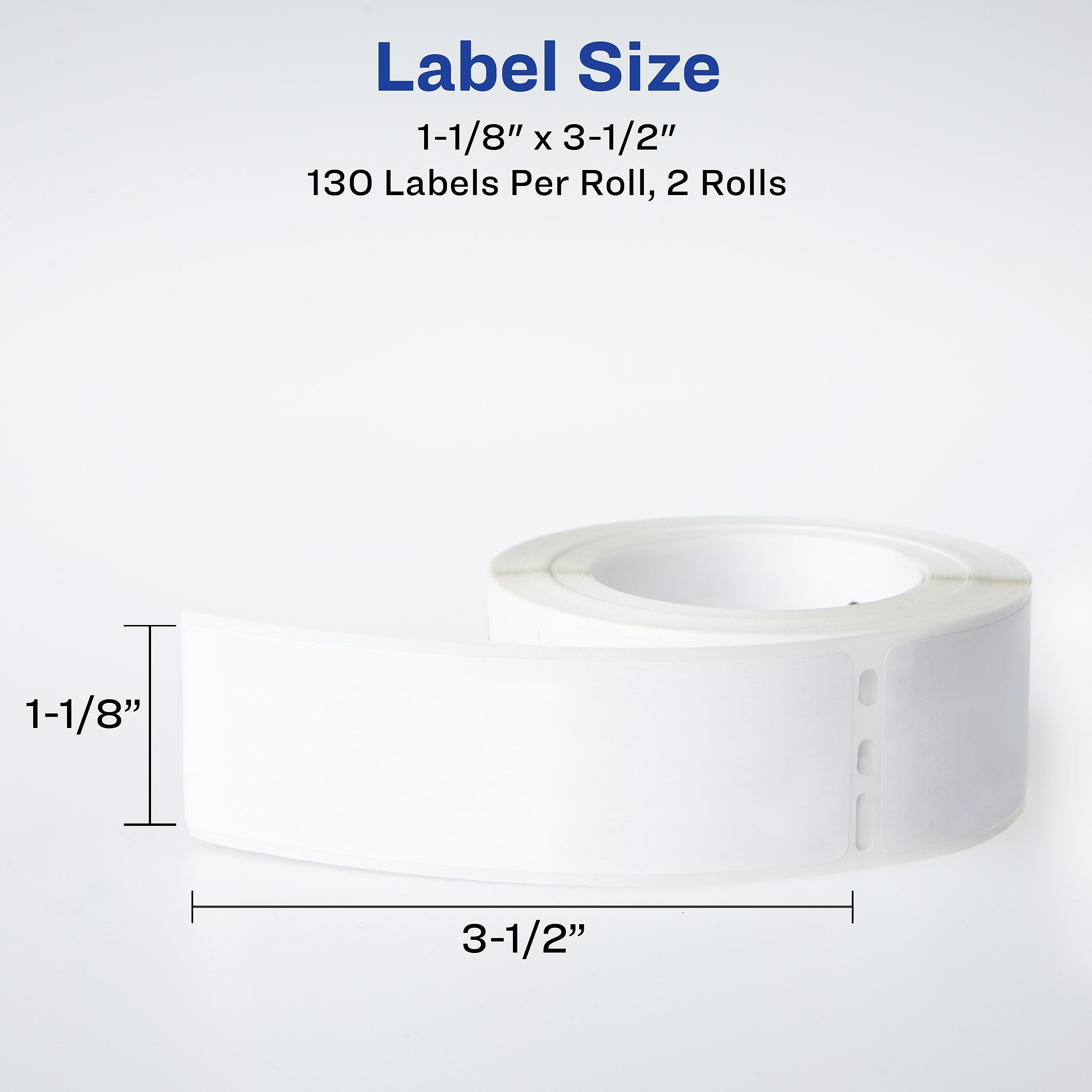 Avery Direct Thermal Roll Address Labels, 1-1/8