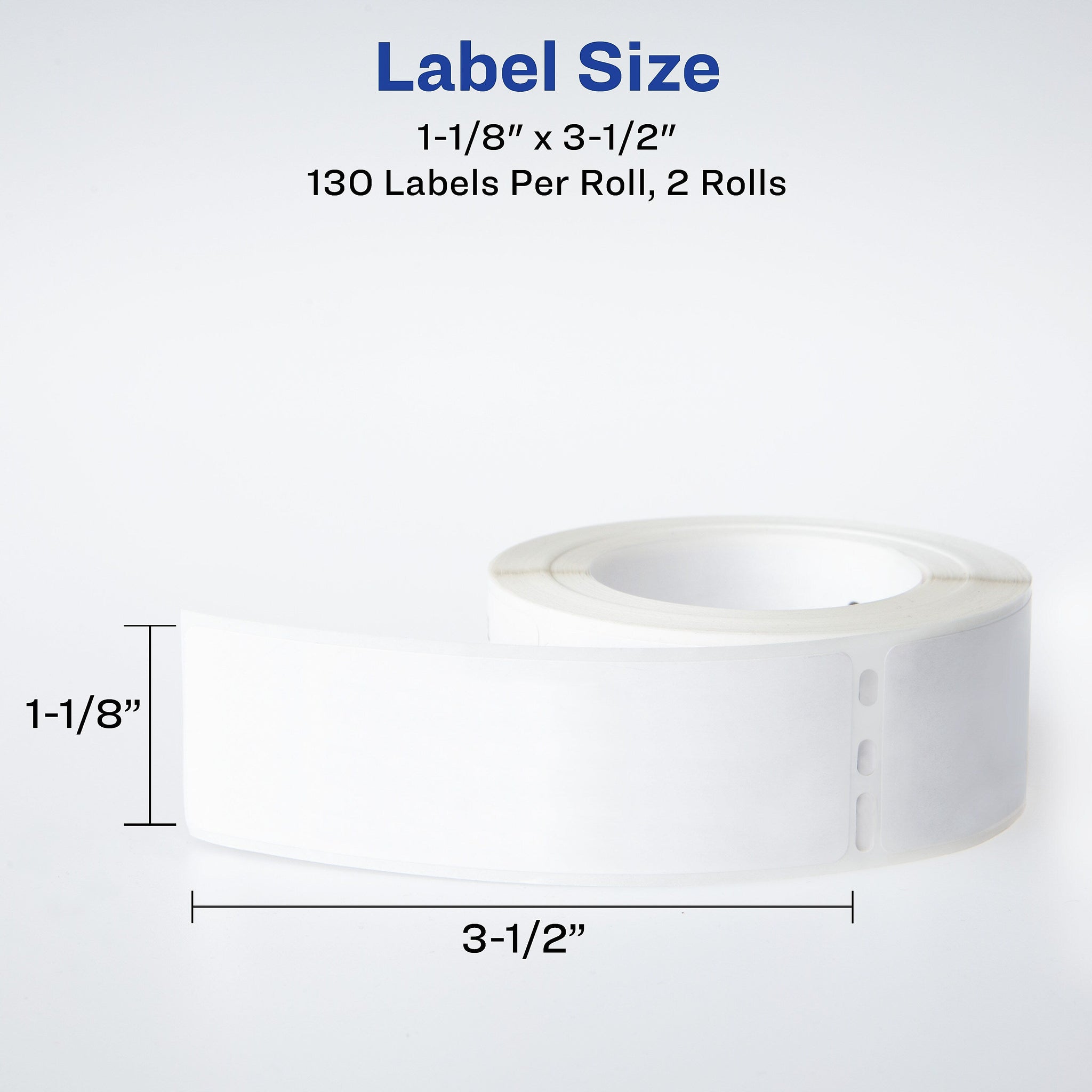 Avery Direct Thermal Roll Address Labels, 1-1/8