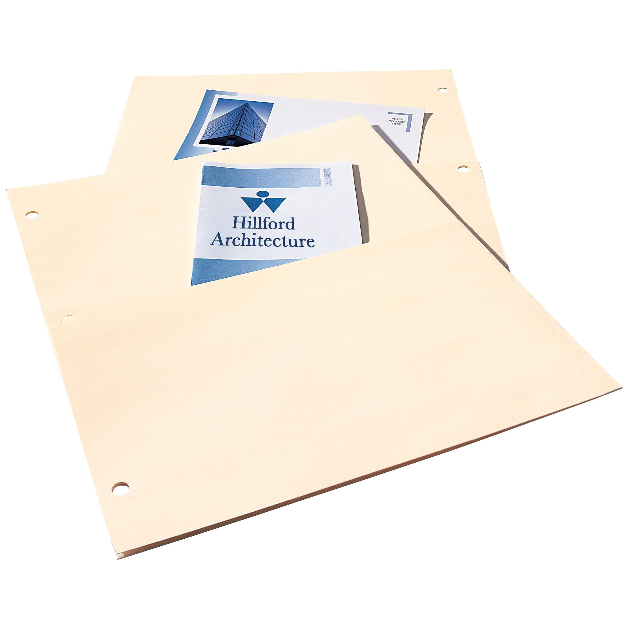Avery Double Pocket Paper Dividers, Untabbed, Manila, 5 Dividers/Pack
