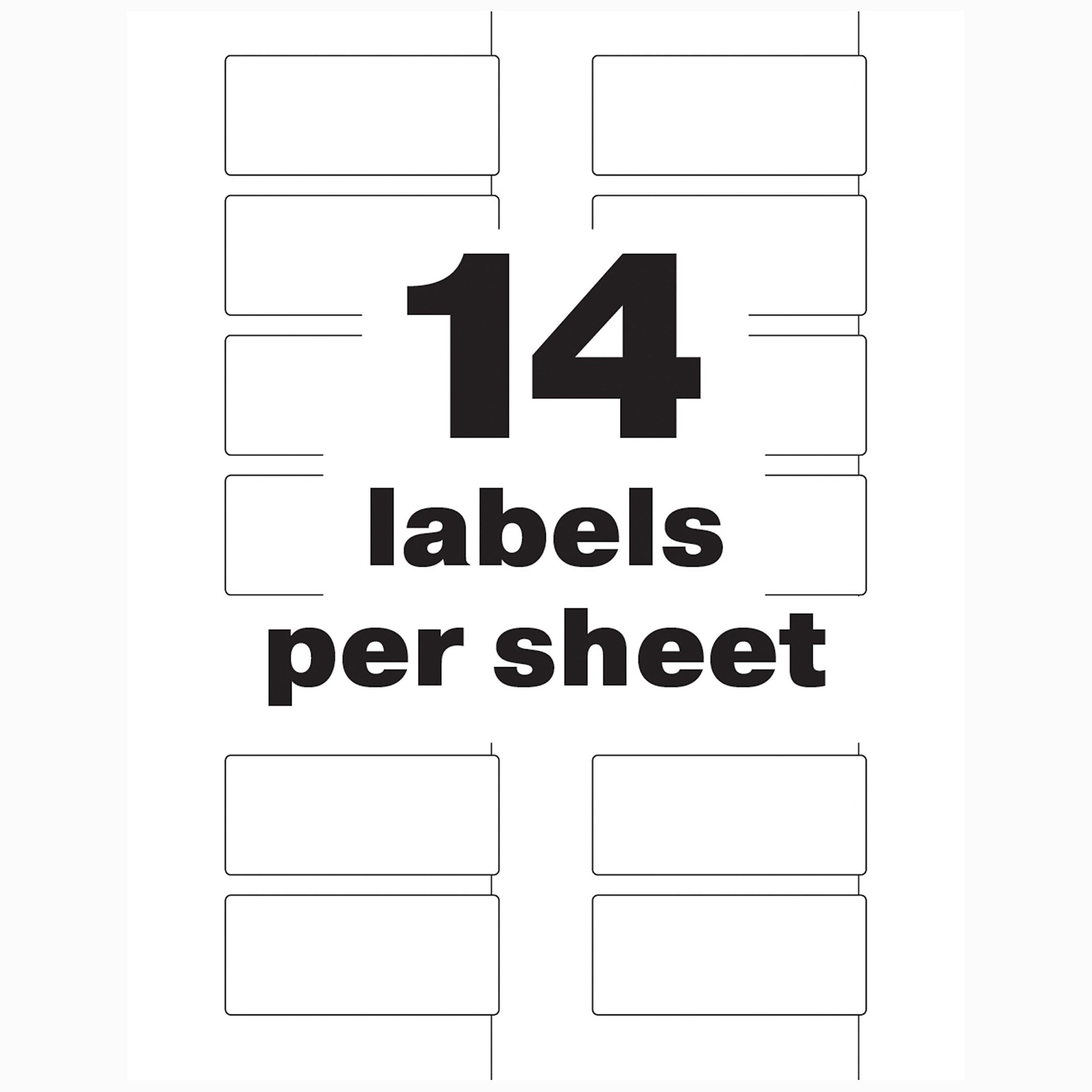 Avery Durable Laser Asset Tag Labels, 1-1/4