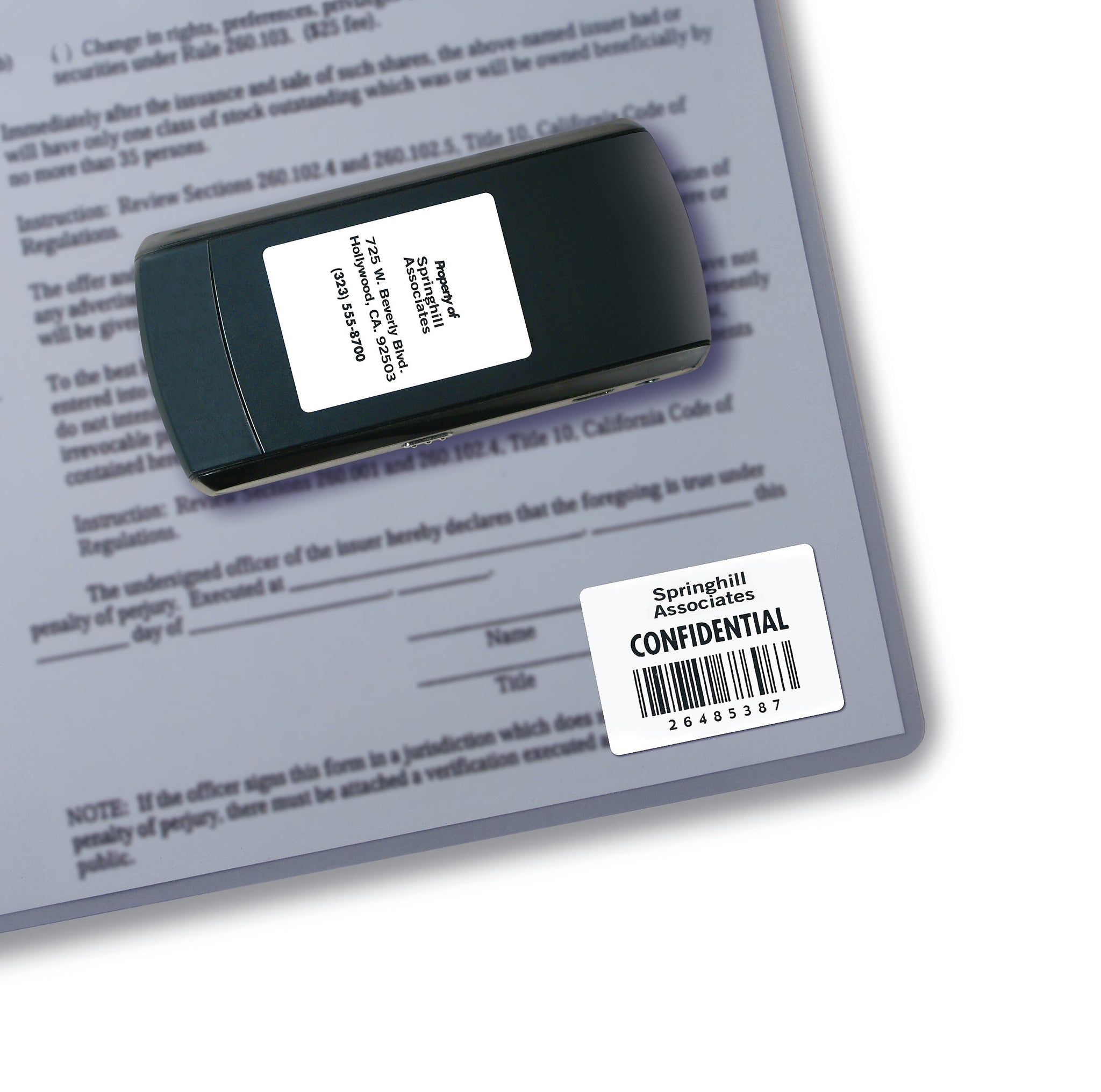 Avery Durable Laser Identification Labels, 1 1/4