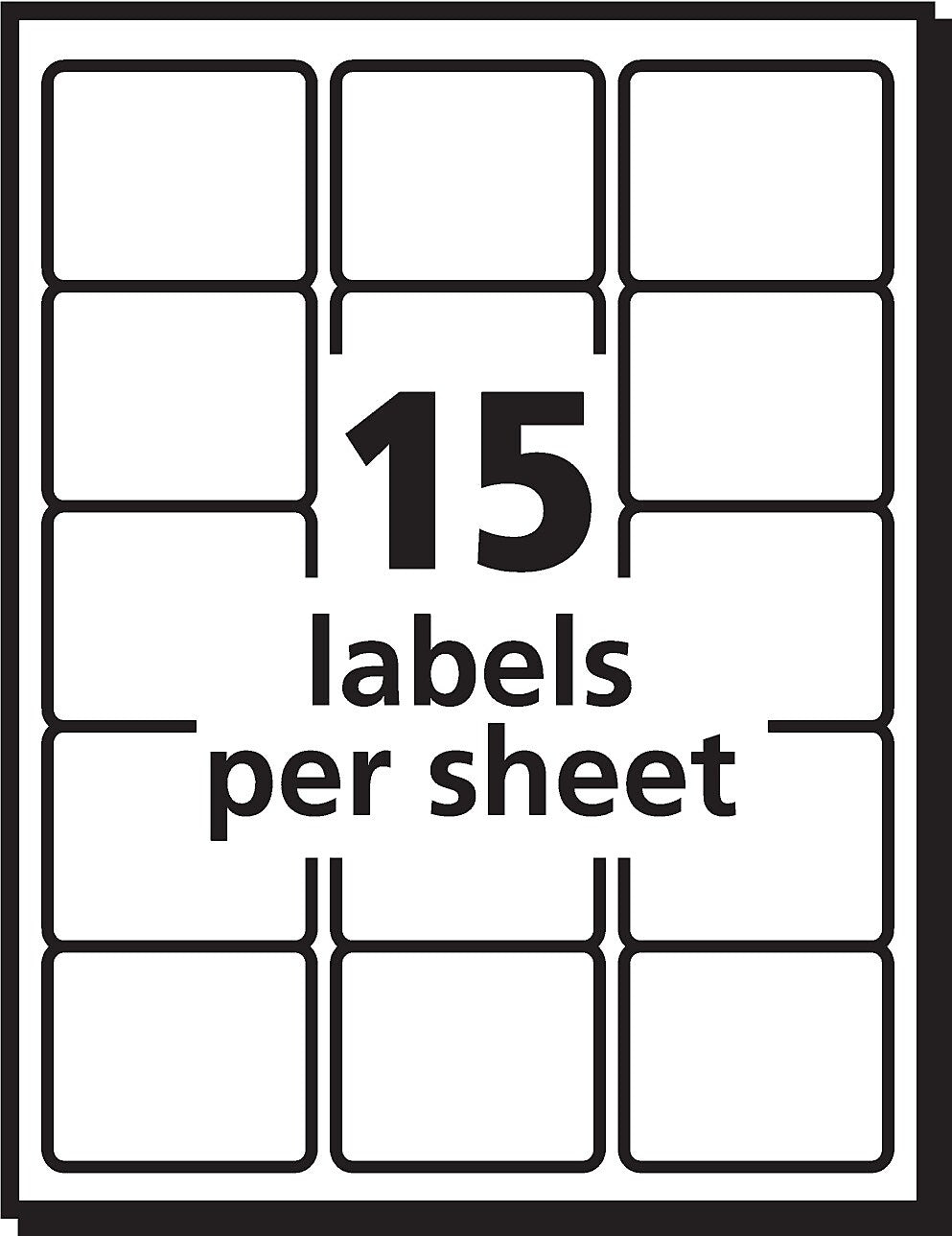 Avery Durable Laser Identification Labels, 2
