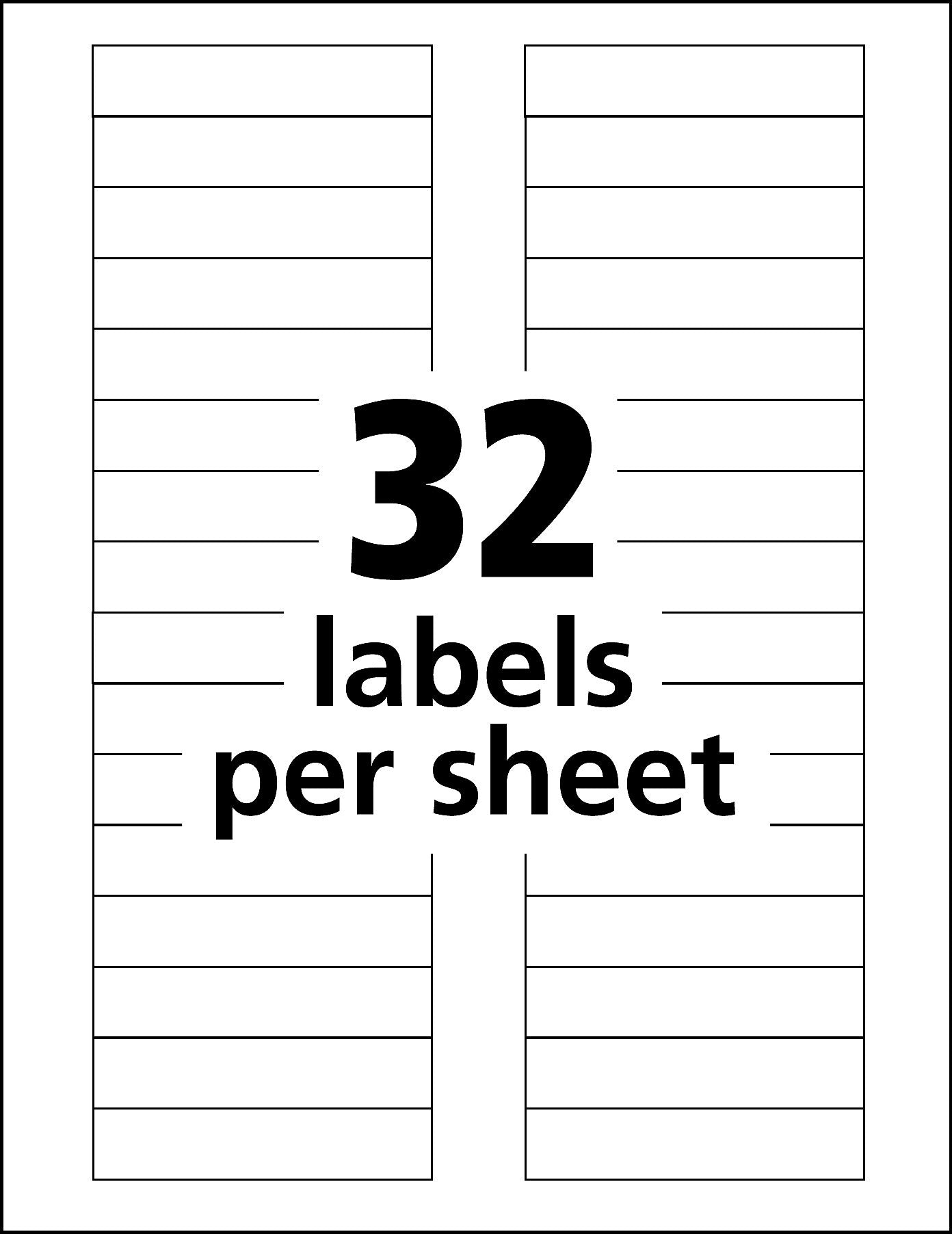 Avery Durable Laser Identification Labels, 5/8