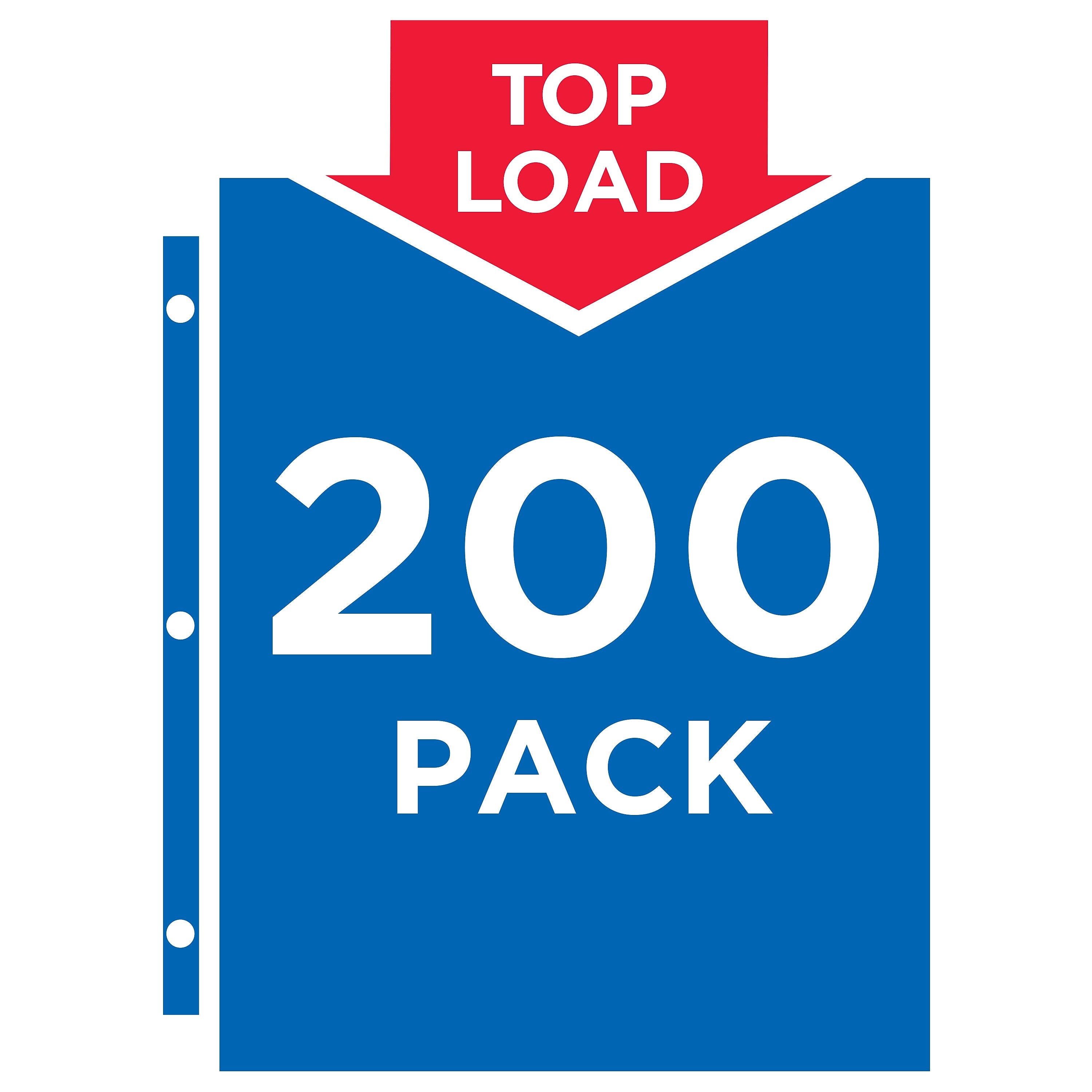 Avery Easy Load Heavyweight Non-Glare Sheet Protectors, 8-1/2