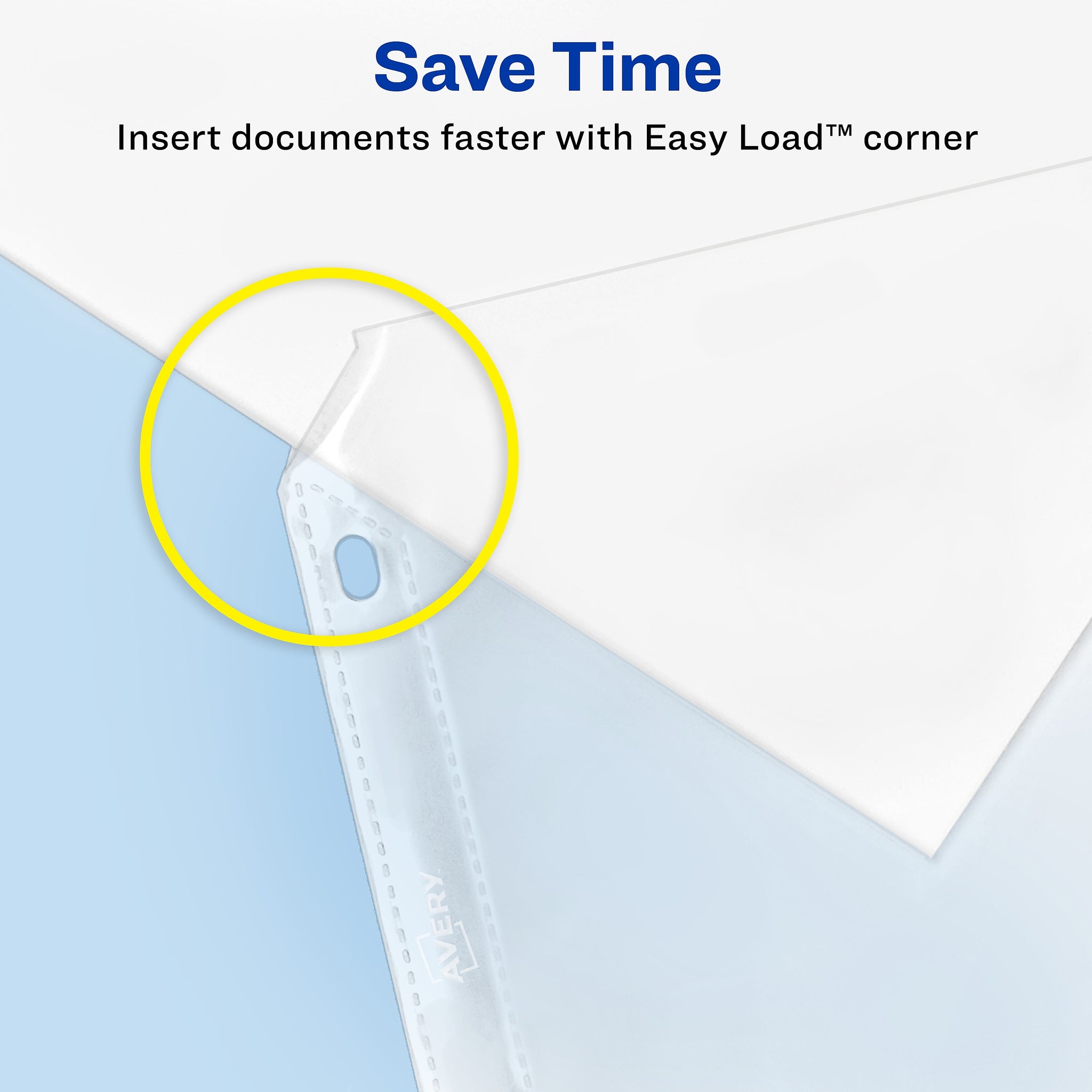 Avery Easy Load Heavyweight Sheet Protectors, 8.5