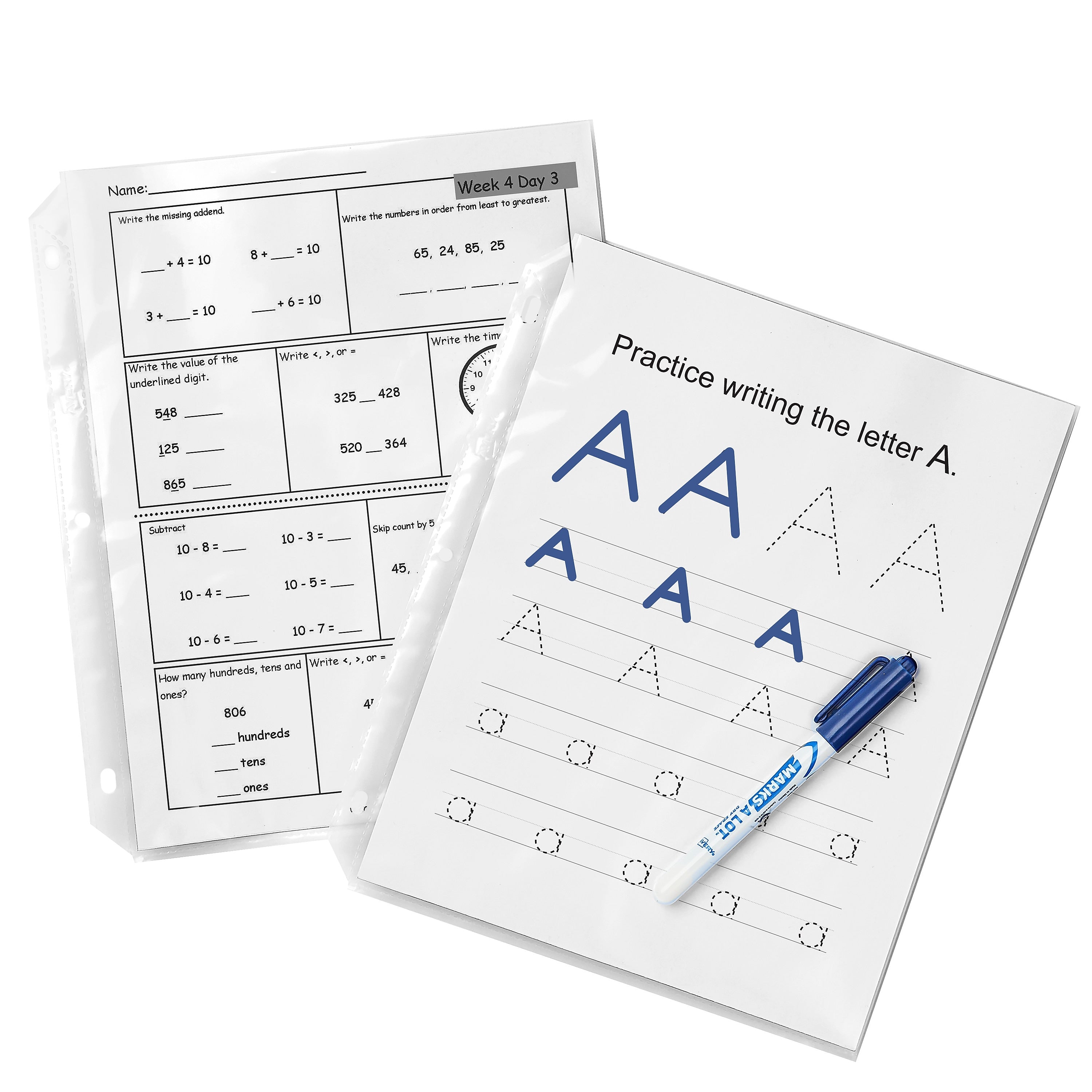 Avery Easy Load Super Heavyweight Sheet Protectors, 8-1/2