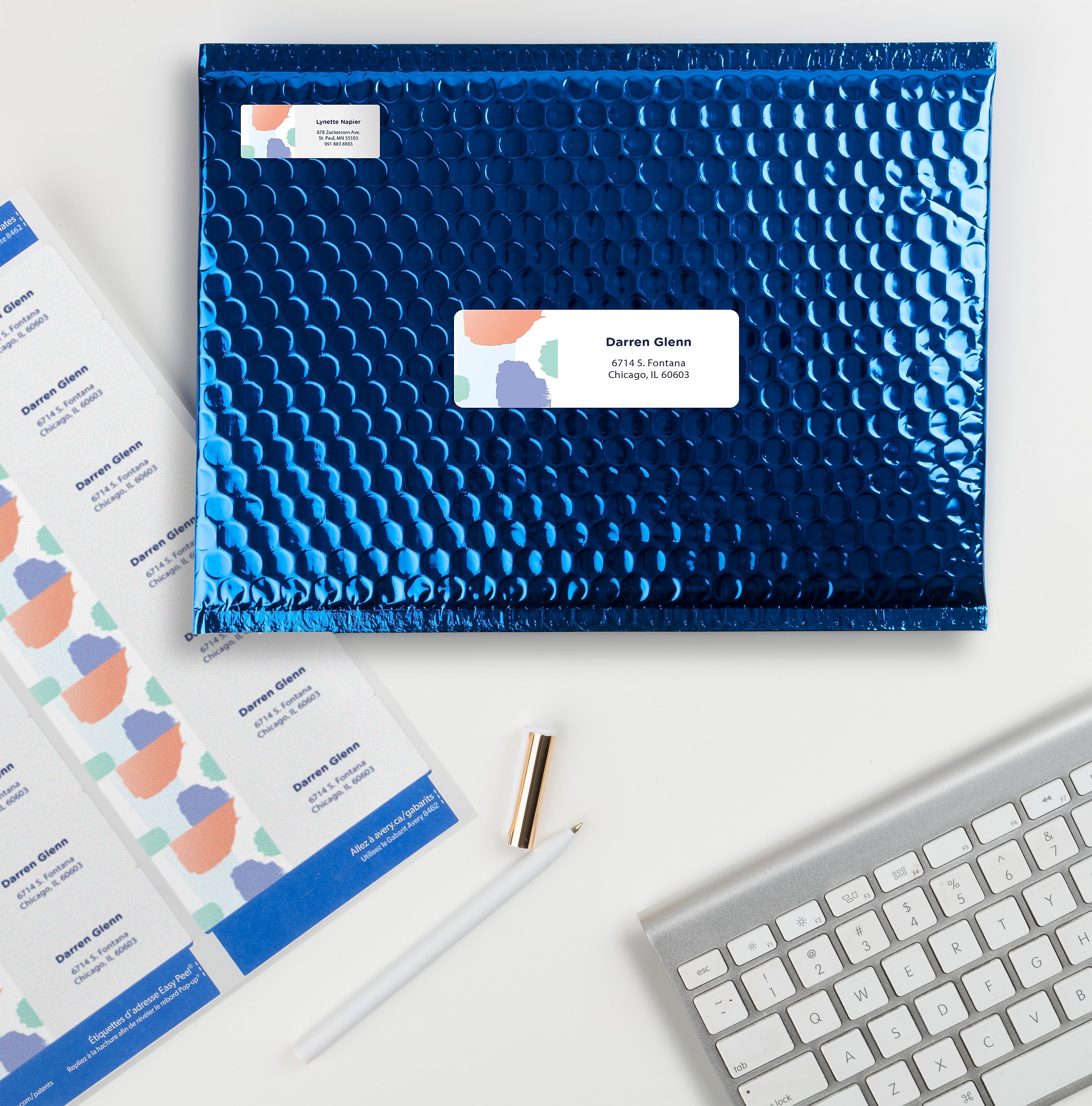 Avery Easy Peel Inkjet Address Labels, 1-1/3