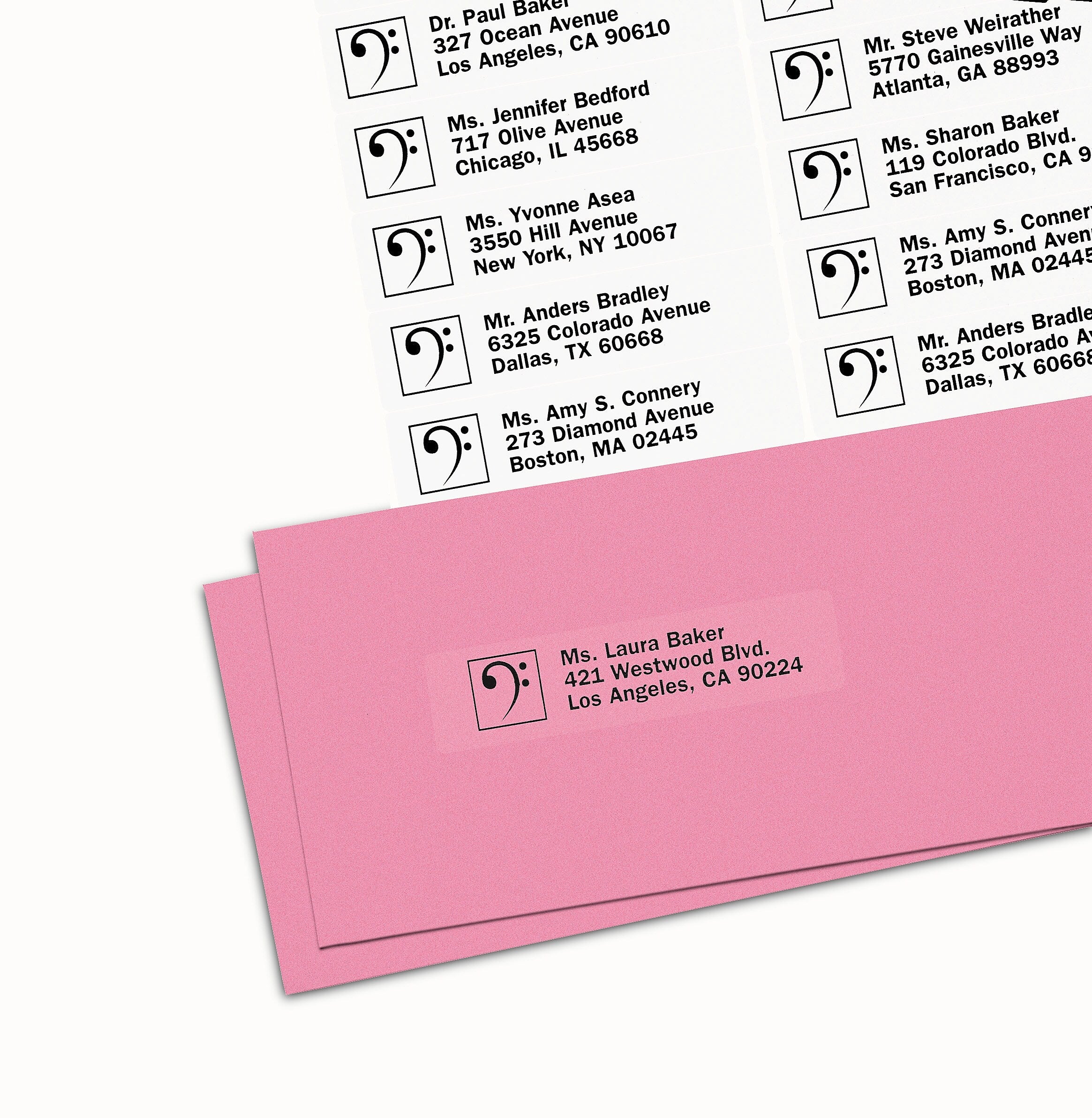 Avery Easy Peel Inkjet Address Labels, 1
