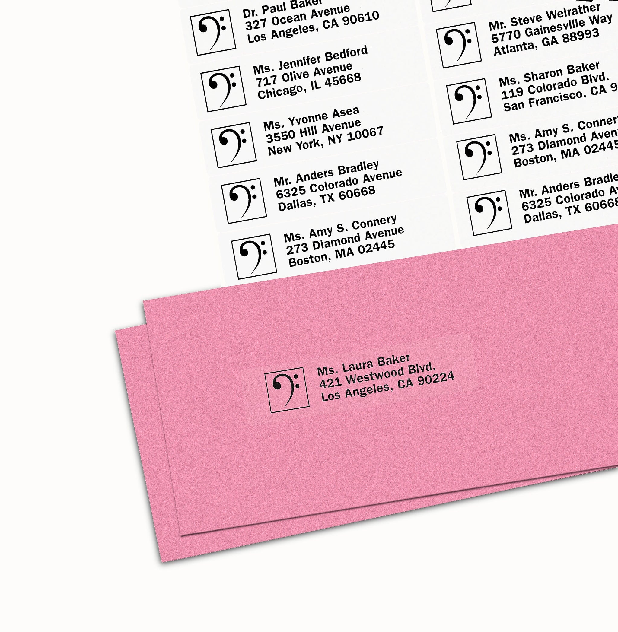 Avery Easy Peel Inkjet Address Labels, 1
