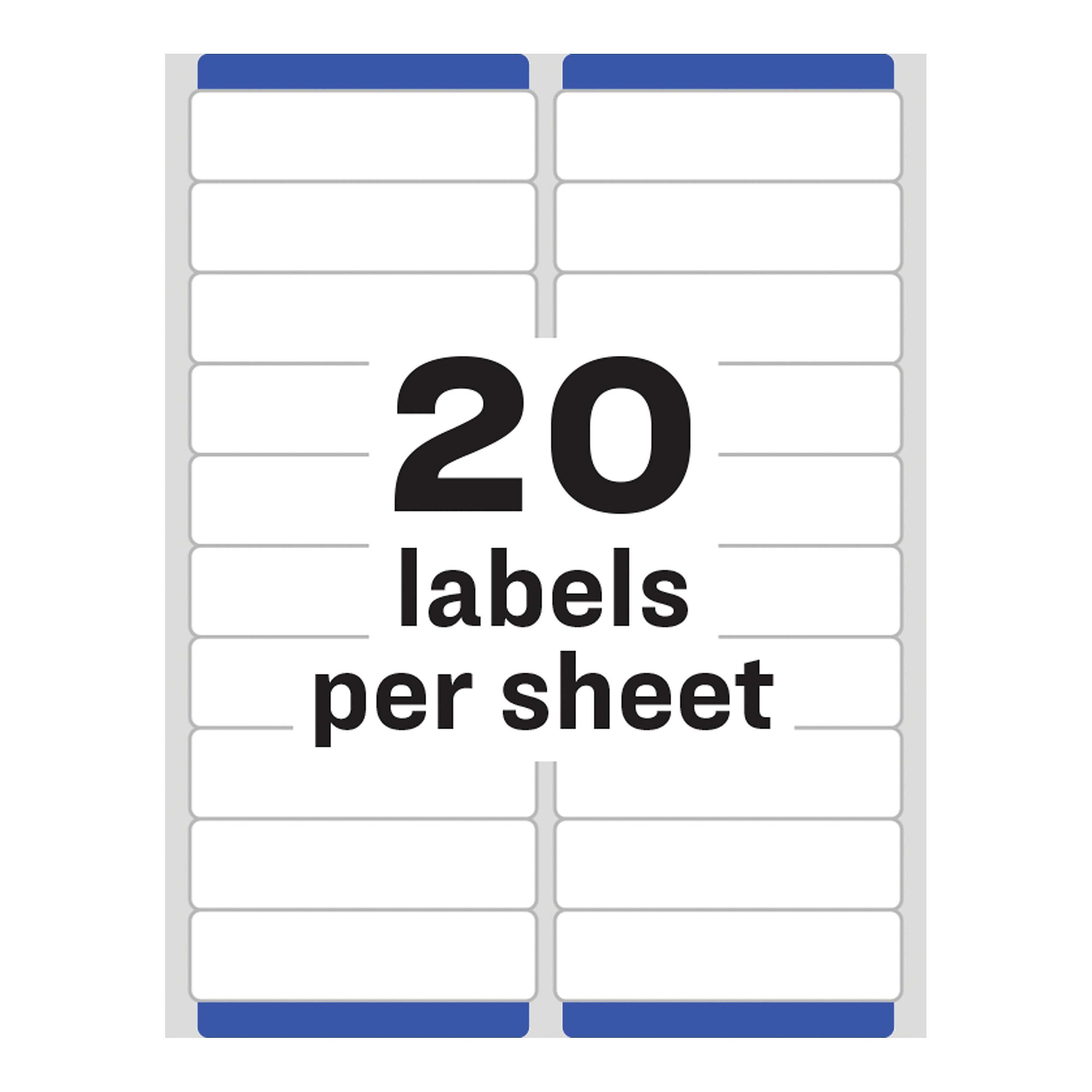 Avery Easy Peel Inkjet Address Labels, 1