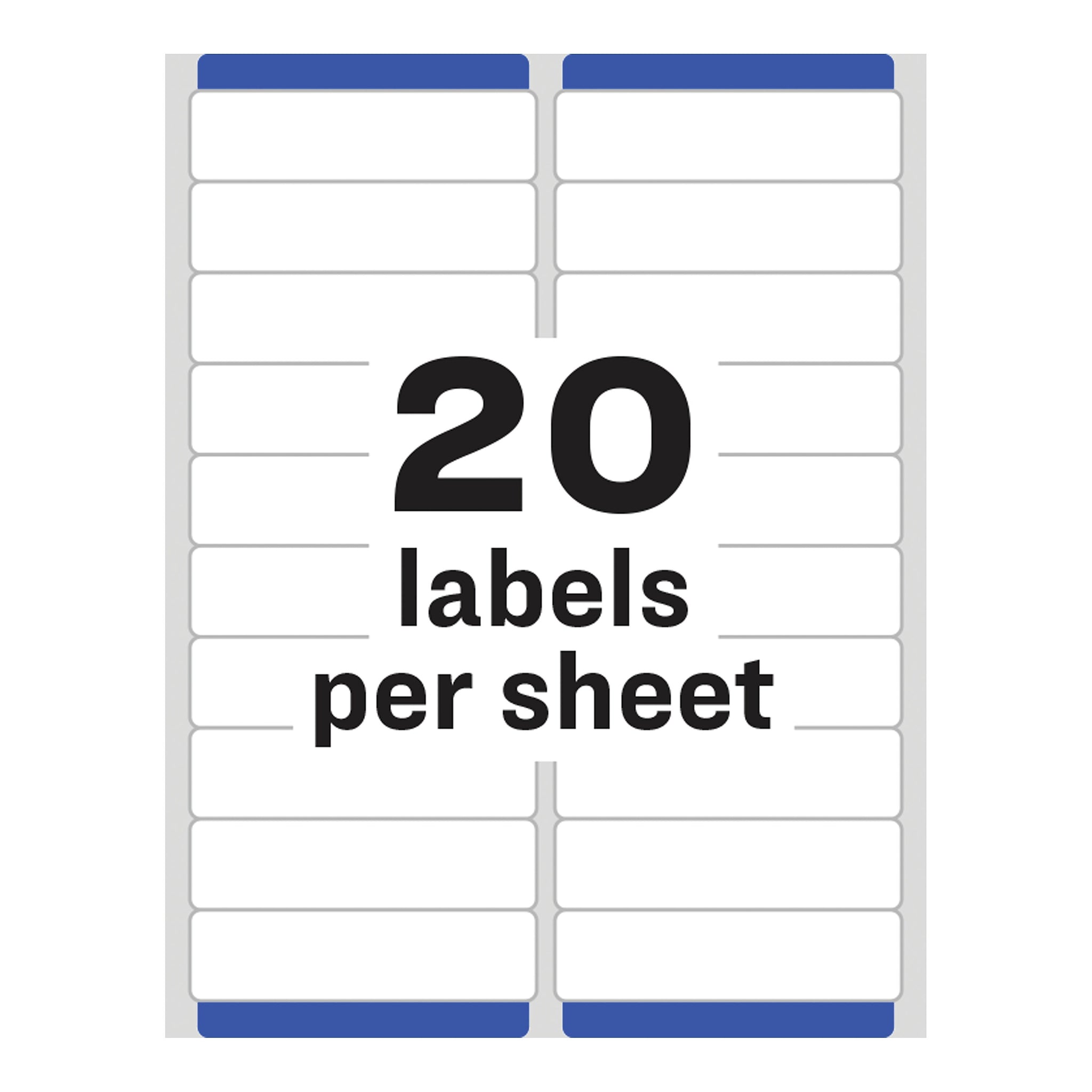 Avery Easy Peel Laser Address Labels, 1