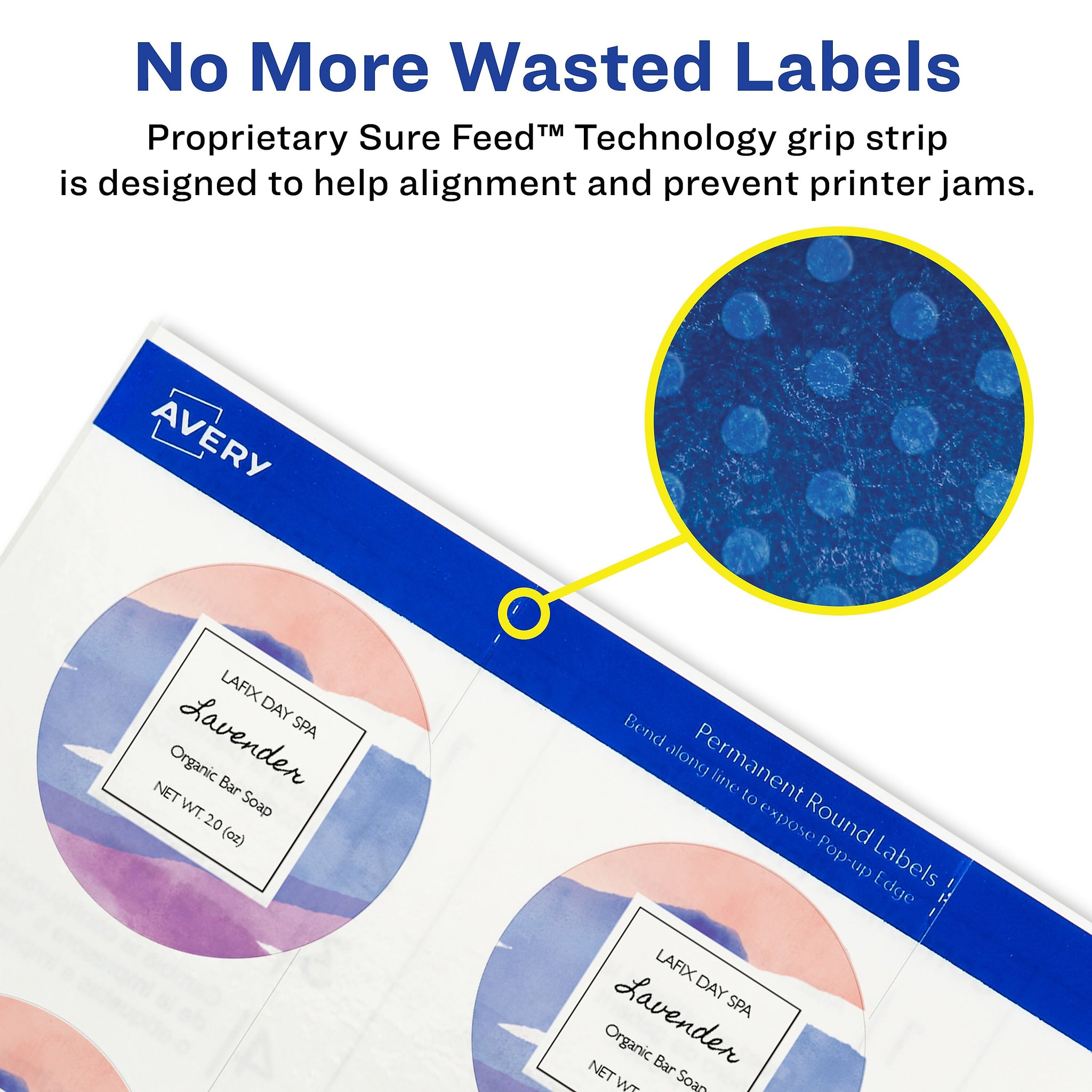 Avery Easy Peel Laser/Inkjet Round Labels, 3/4