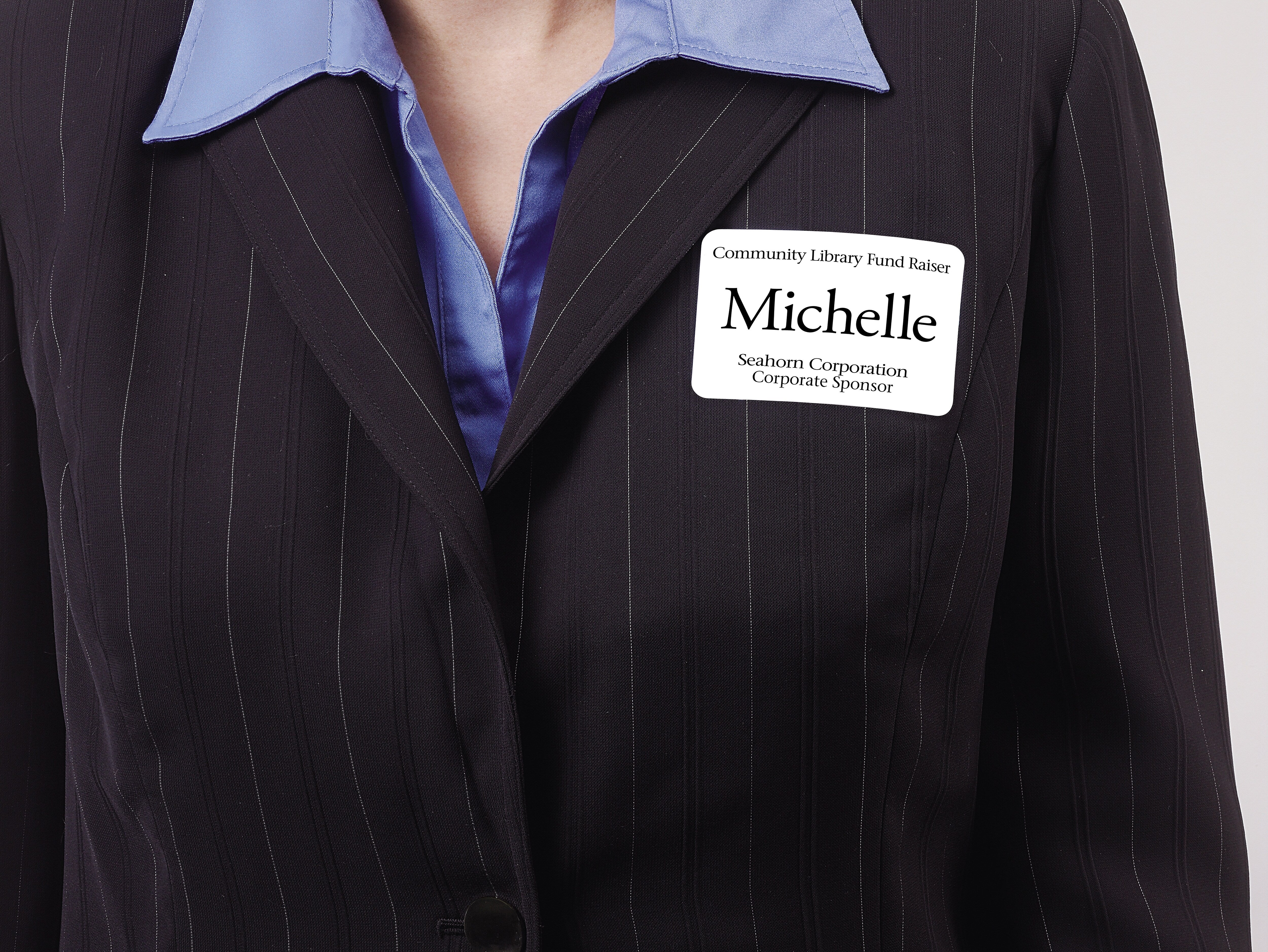 Avery EcoFriendly Adhesive Name Tags, 2-1/3