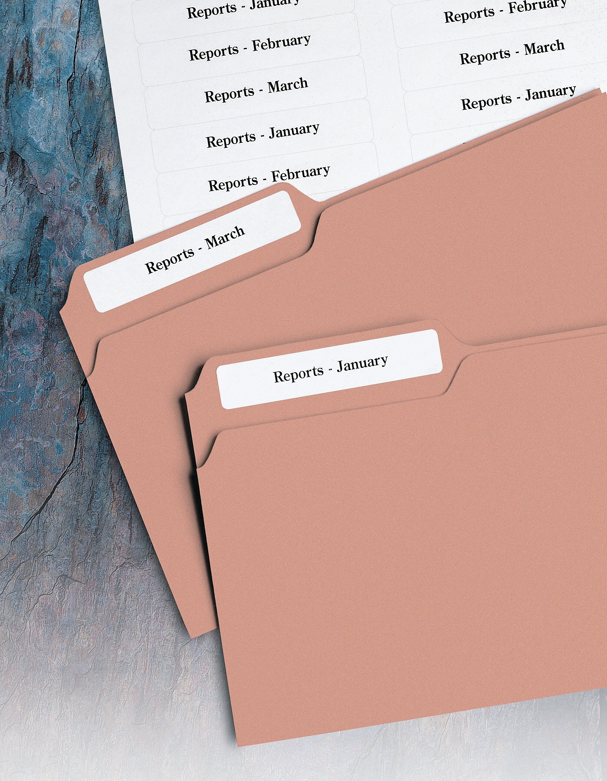 Avery EcoFriendly Laser/Inkjet File Folder Labels, 2/3