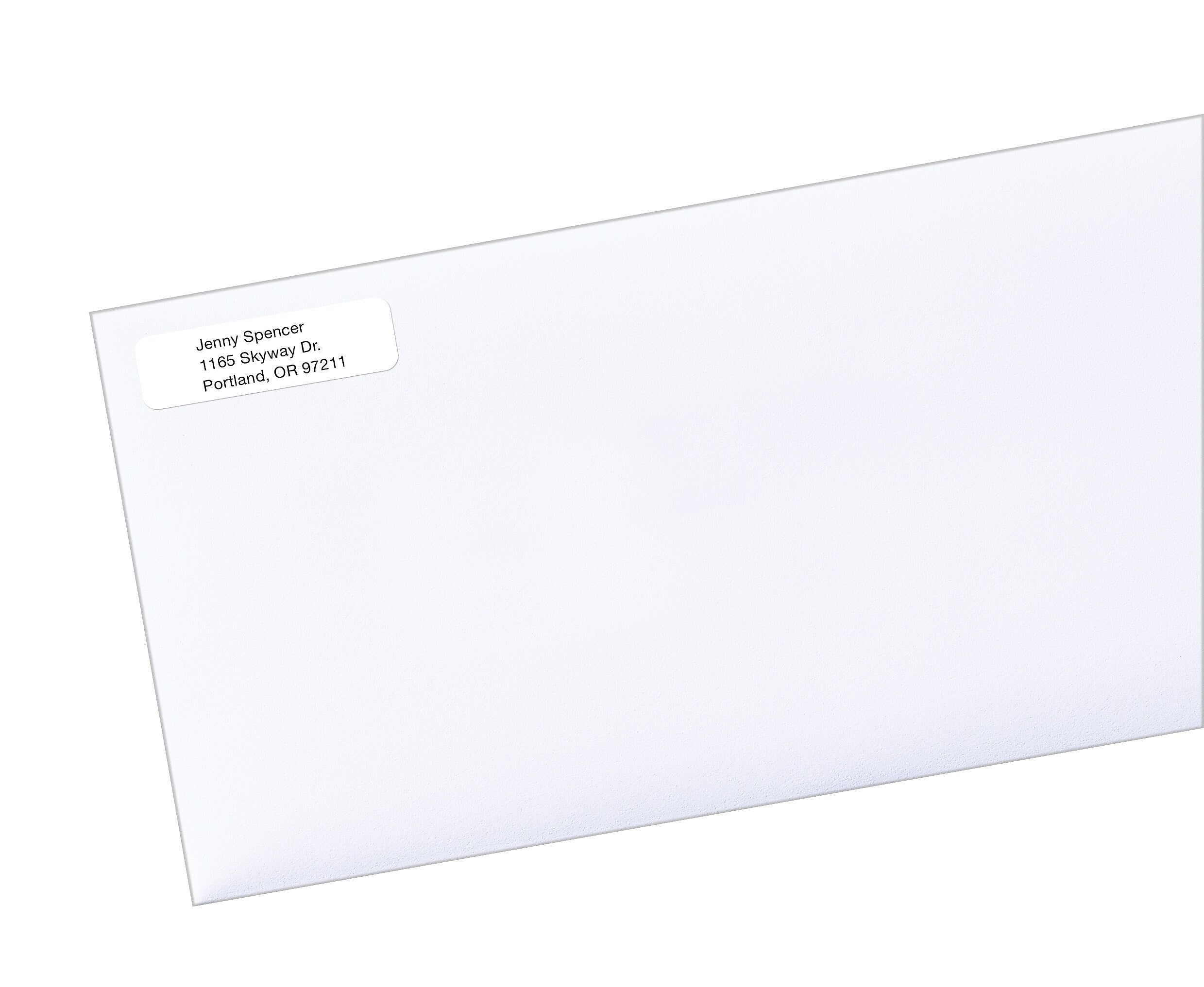 Avery EcoFriendly Laser/Inkjet Return Address Labels, 1/2" x 1-3/4", 80 Labels/Sheet, 100 Sheets/Pack