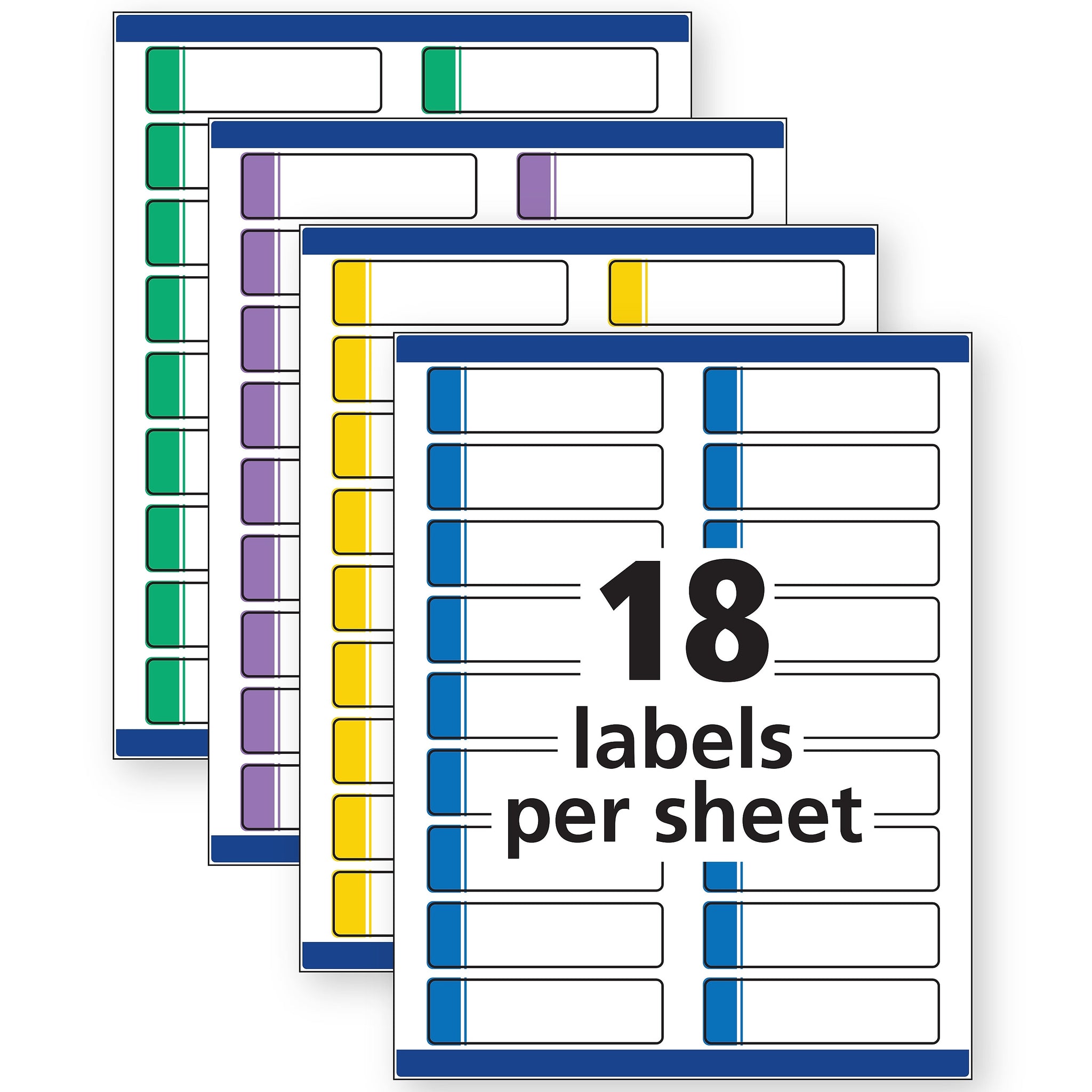 Avery Extra Large Laser/Inkjet File Folder Labels, 15/16