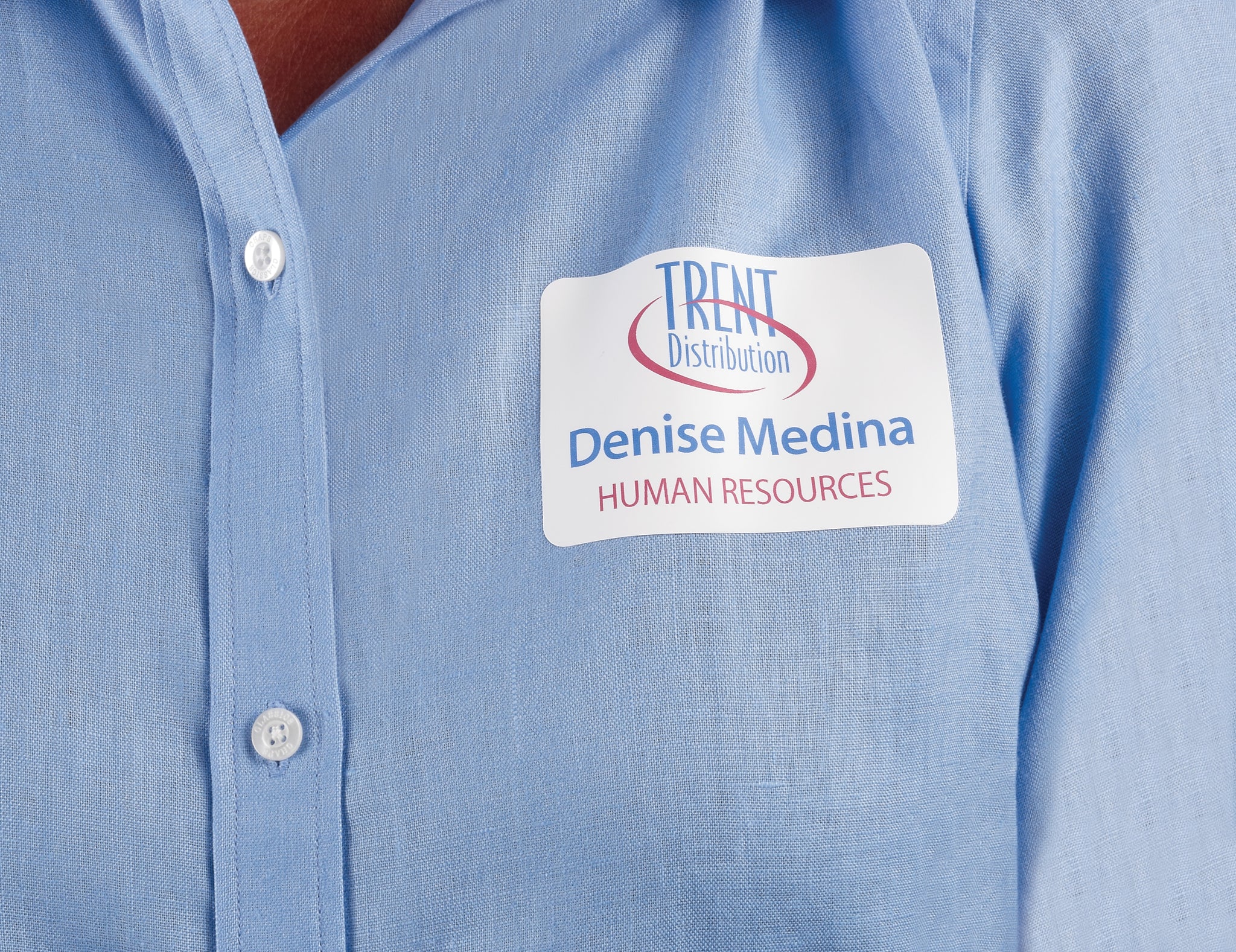 Avery Flexible Laser/Inkjet Name Badge Labels, 2 1/3