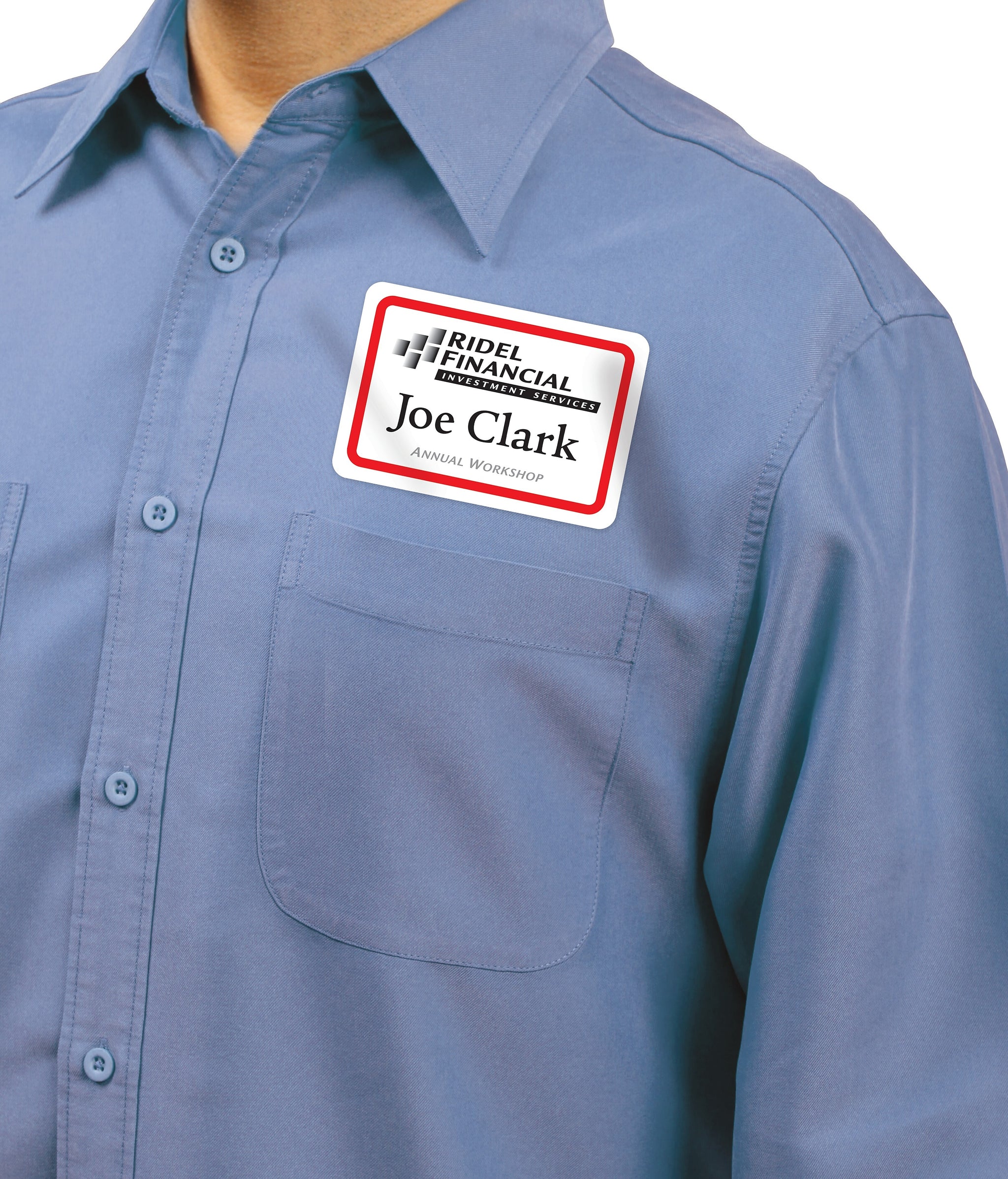 Avery Flexible Laser/Inkjet Name Badge Labels, 2 1/3