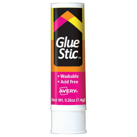 Avery GlueStic Glue Sticks, 0.26 oz.