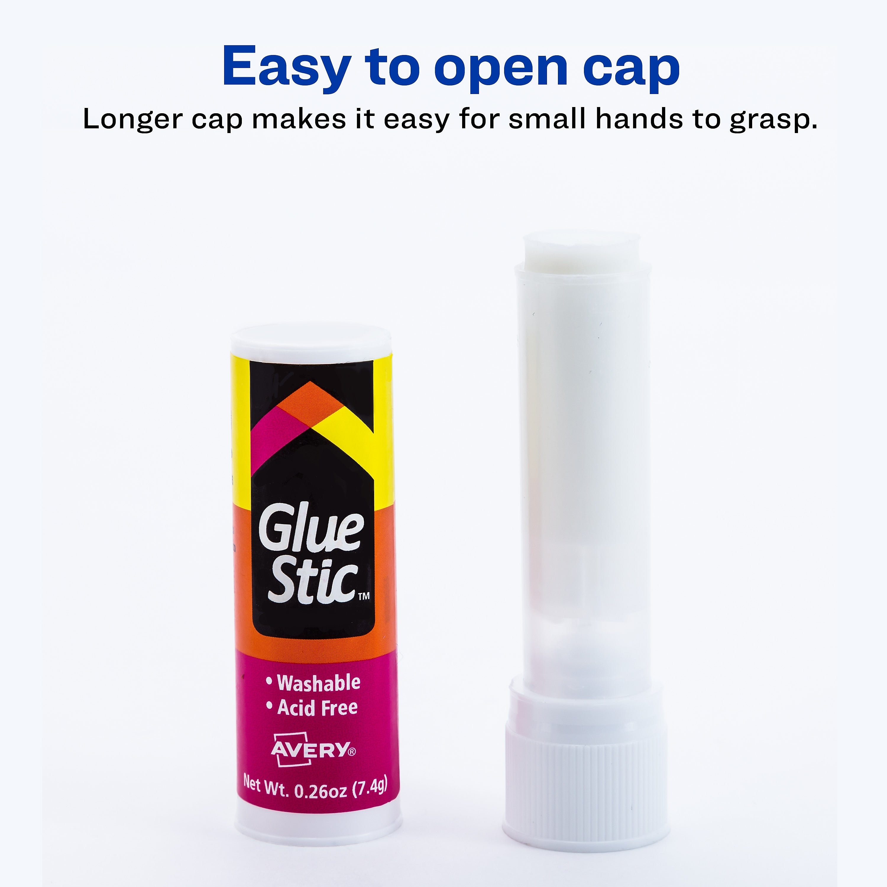 Avery GlueStic Glue Sticks, 0.26 oz.