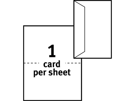 Avery Half-Fold Anytime Cards, 30/Box