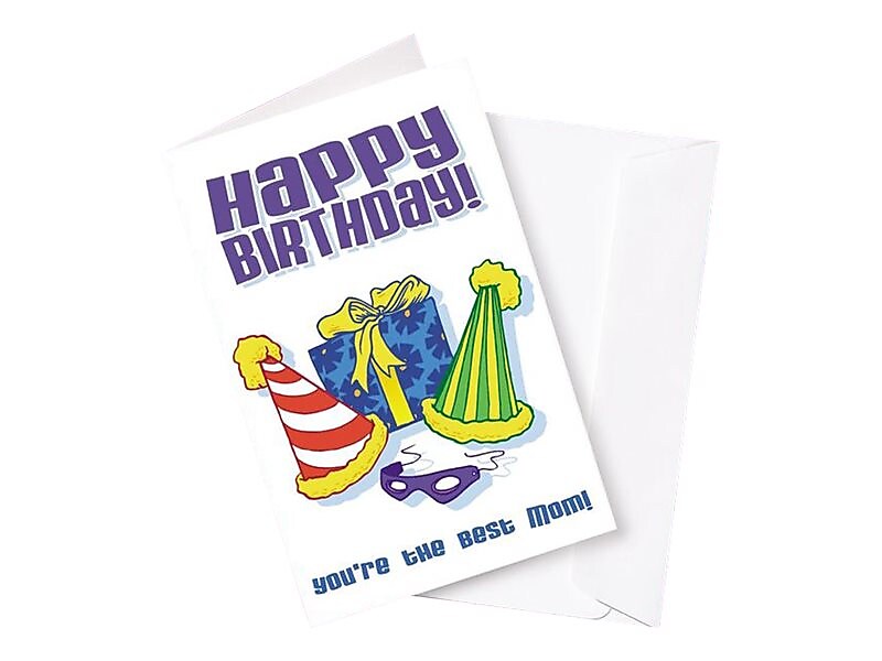 Avery Half-Fold Greeting Cards with Envelopes, 5.5