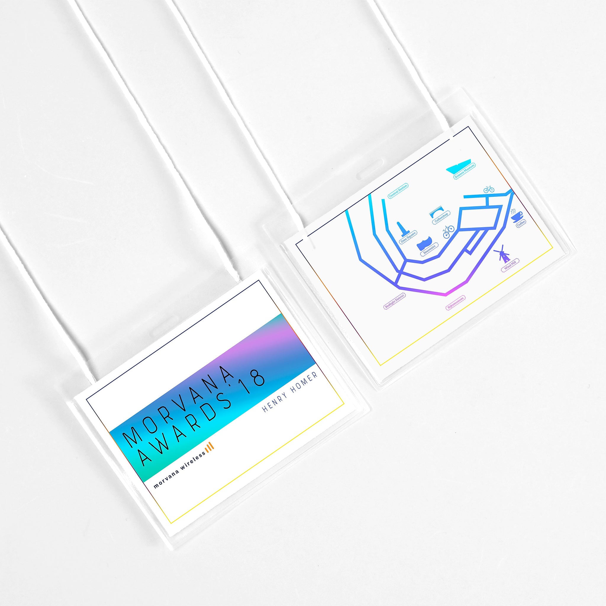 Avery Hanging Style Laser/Inkjet Name Badge Kit, 3