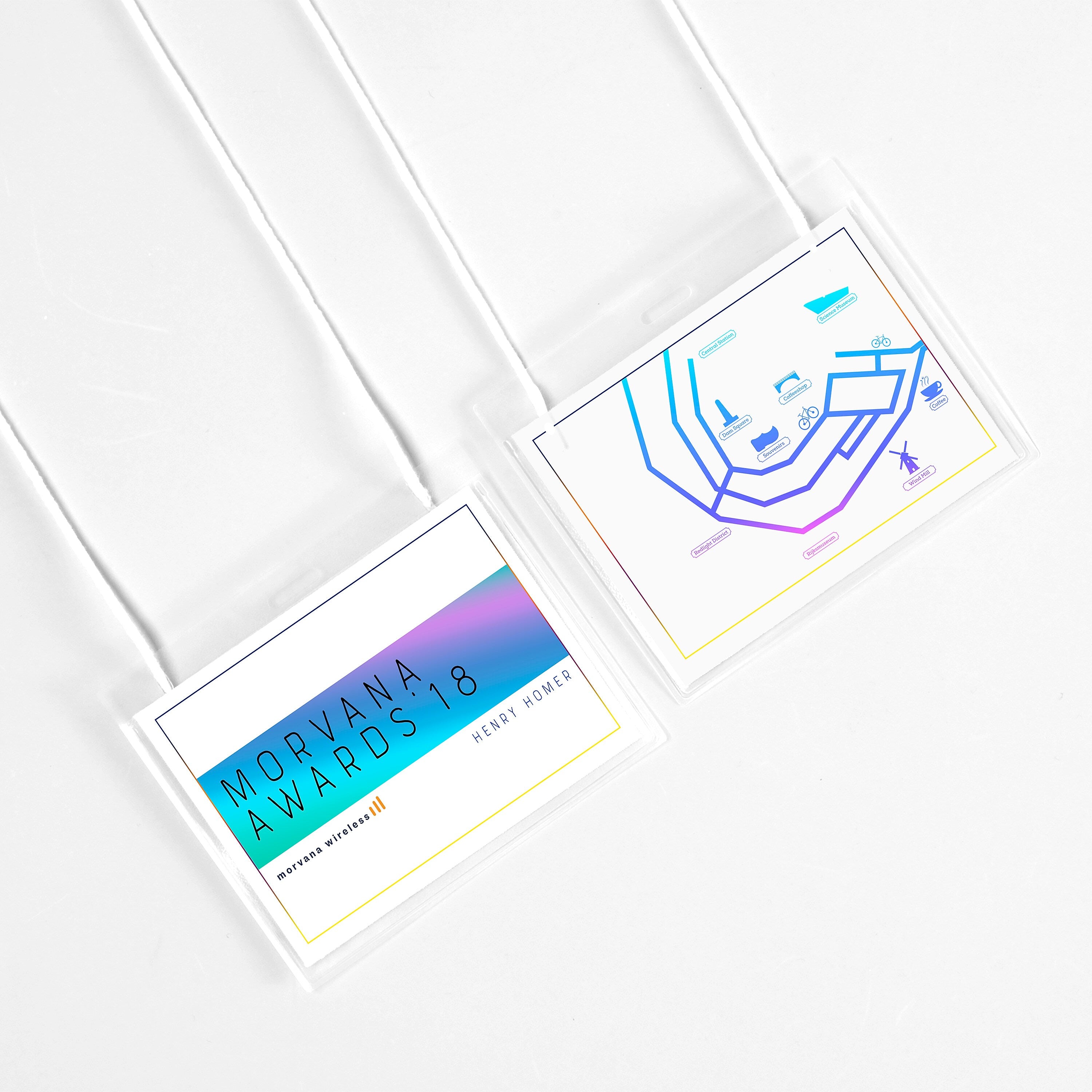 Avery Hanging Style Laser/Inkjet Name Badge Kit, 3