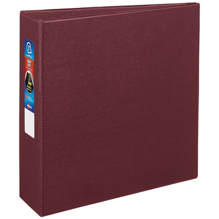 Avery Heavy Duty 3" 3-Ring Non-View Binders, D-Ring, Maroon