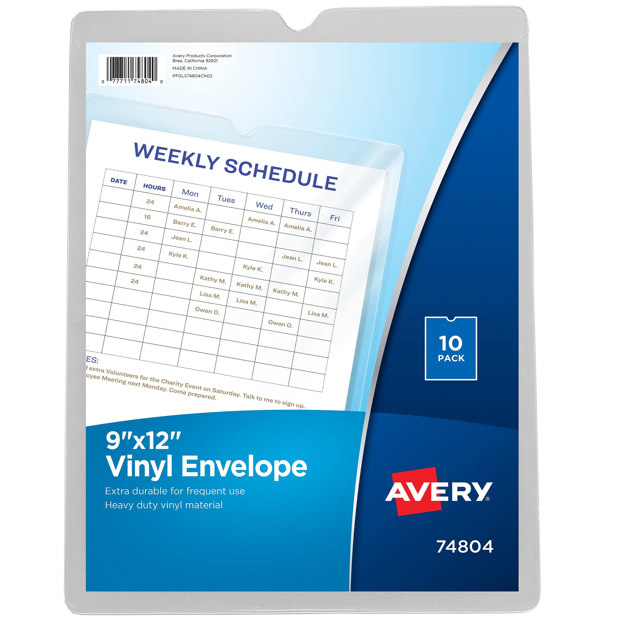 Avery Heavyweight Sheet Protectors, 9
