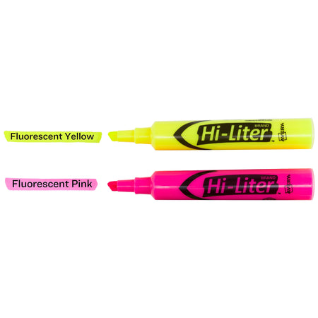 Avery Hi-Liter Desk Style Highlighters, Chisel Tip, Assorted, 24/Pack