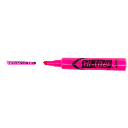 Avery Hi-Liter Tank Highlighters, Chisel, Pink, Dozen