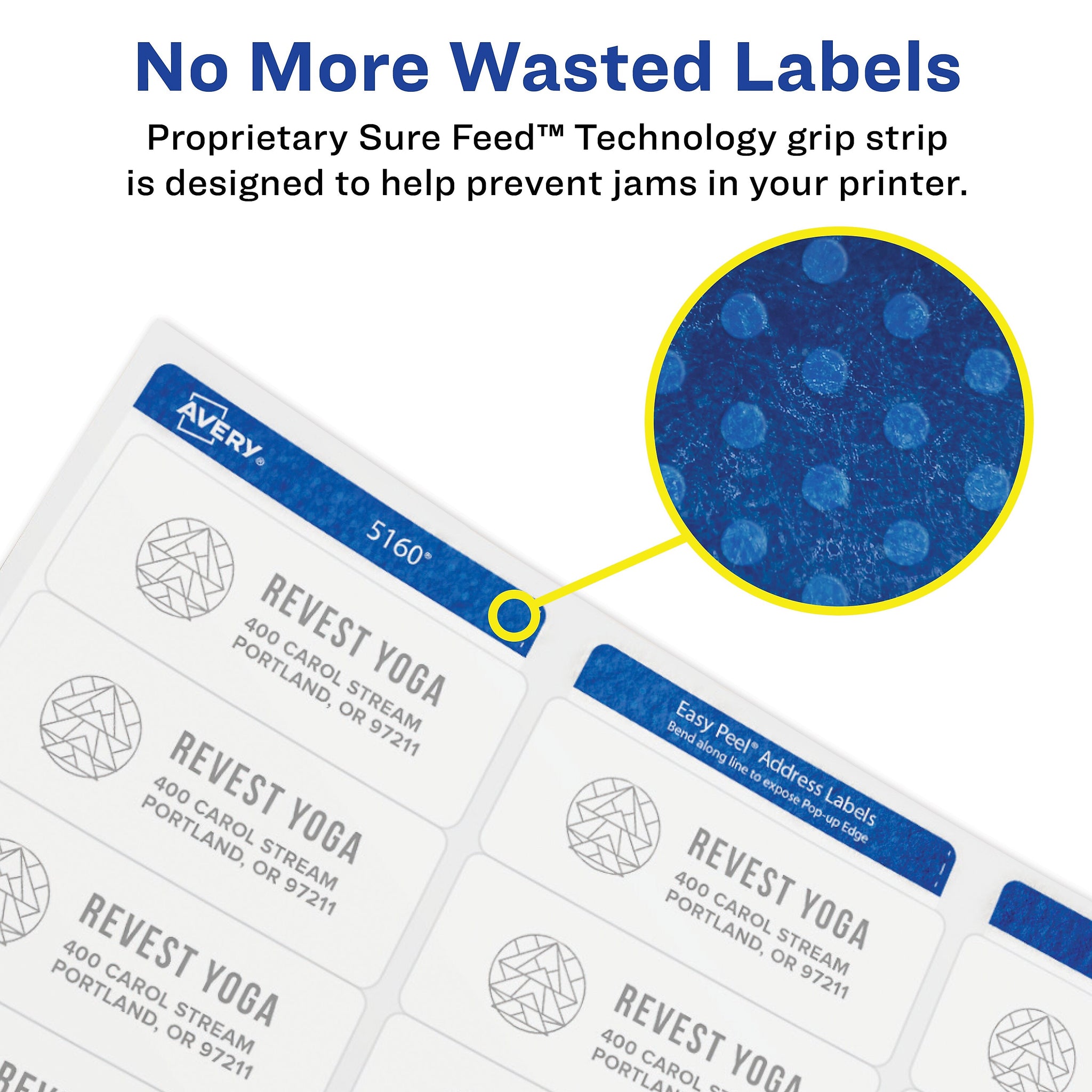 Avery High-Visibility Laser Specialty Labels, 1 2/3