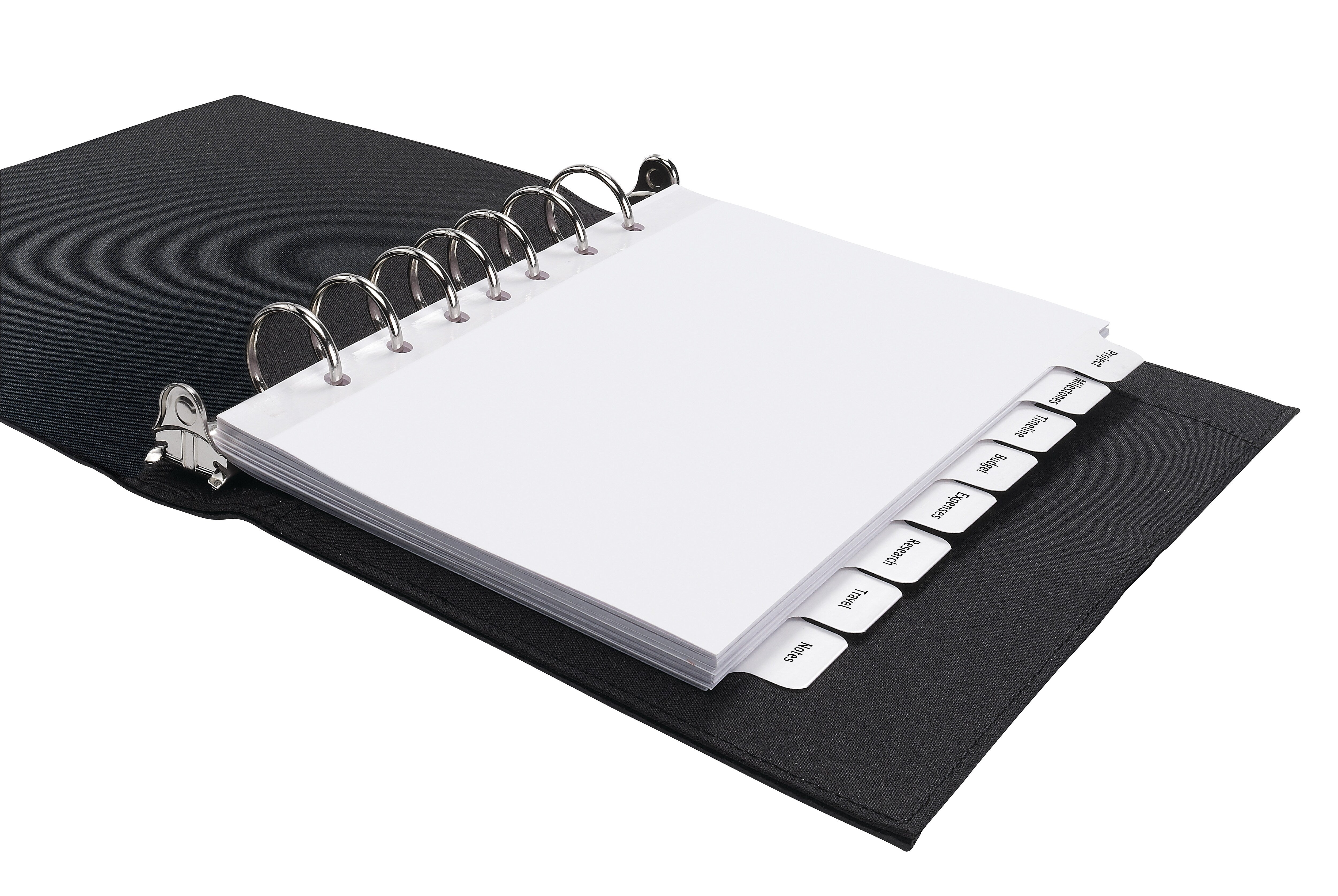 Avery Index Maker Mini Paper Dividers with Print & Apply Label Sheets, 8 Tabs, White