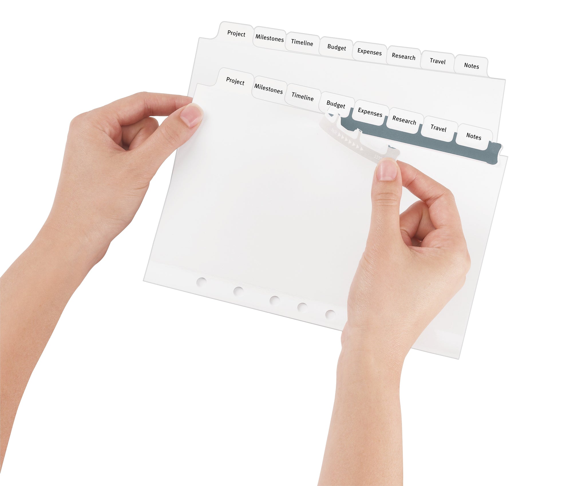 Avery Index Maker Mini Paper Dividers with Print & Apply Label Sheets, 8 Tabs, White