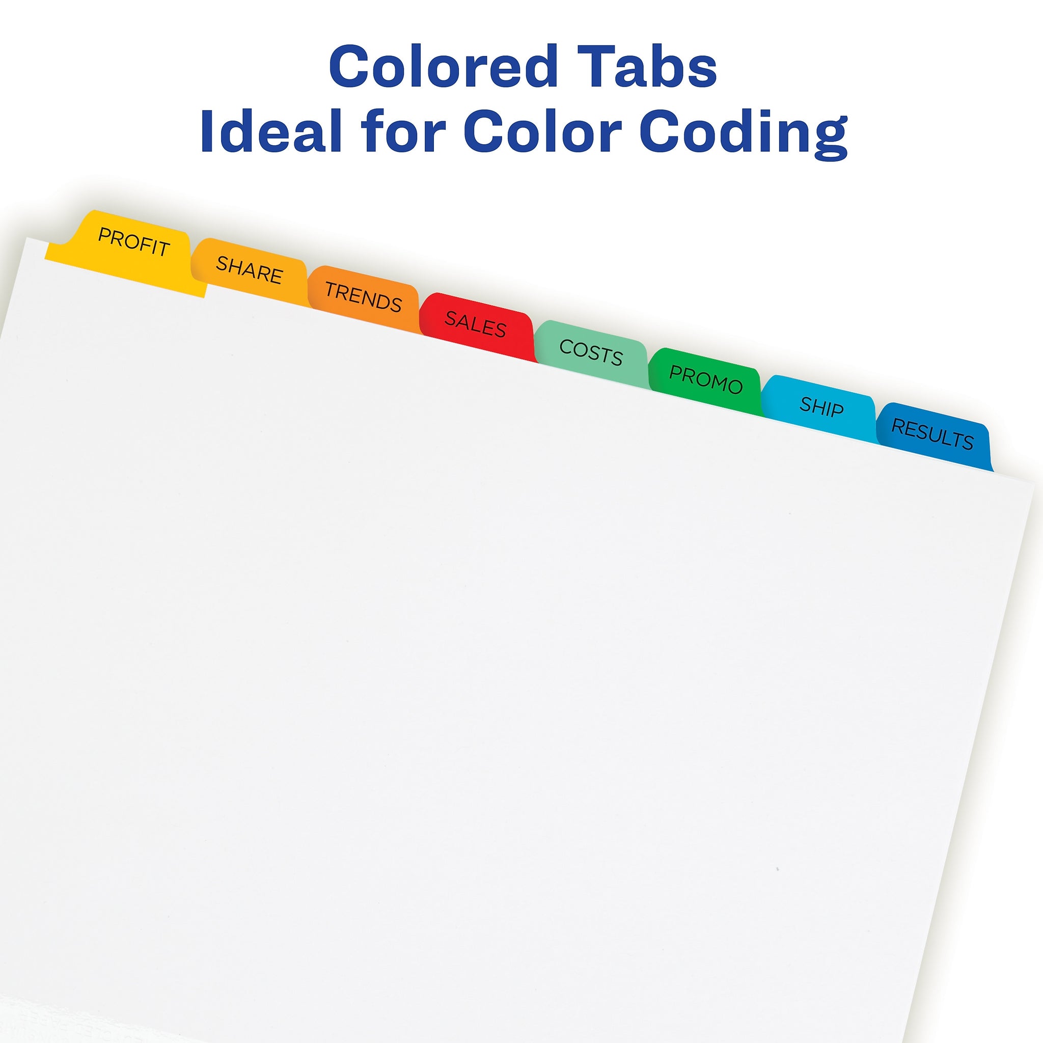 Avery Index Maker Paper Dividers with Print & Apply Label Sheets, 8 Tabs, Multicolor, 25 Sets/Pack